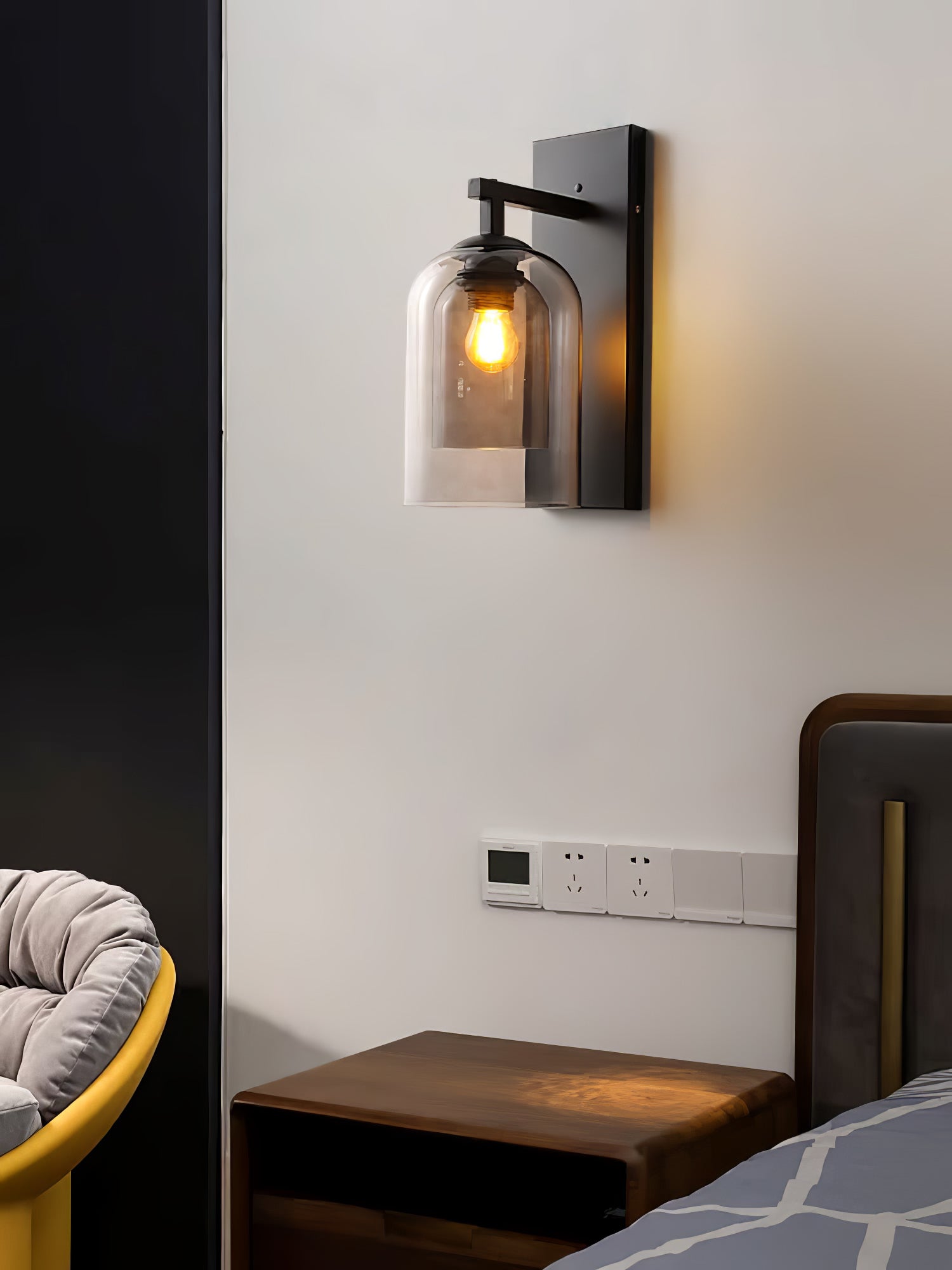 Xalen Premium Nordic Art Tubular Glass Wall Lamp-Neutral Decor