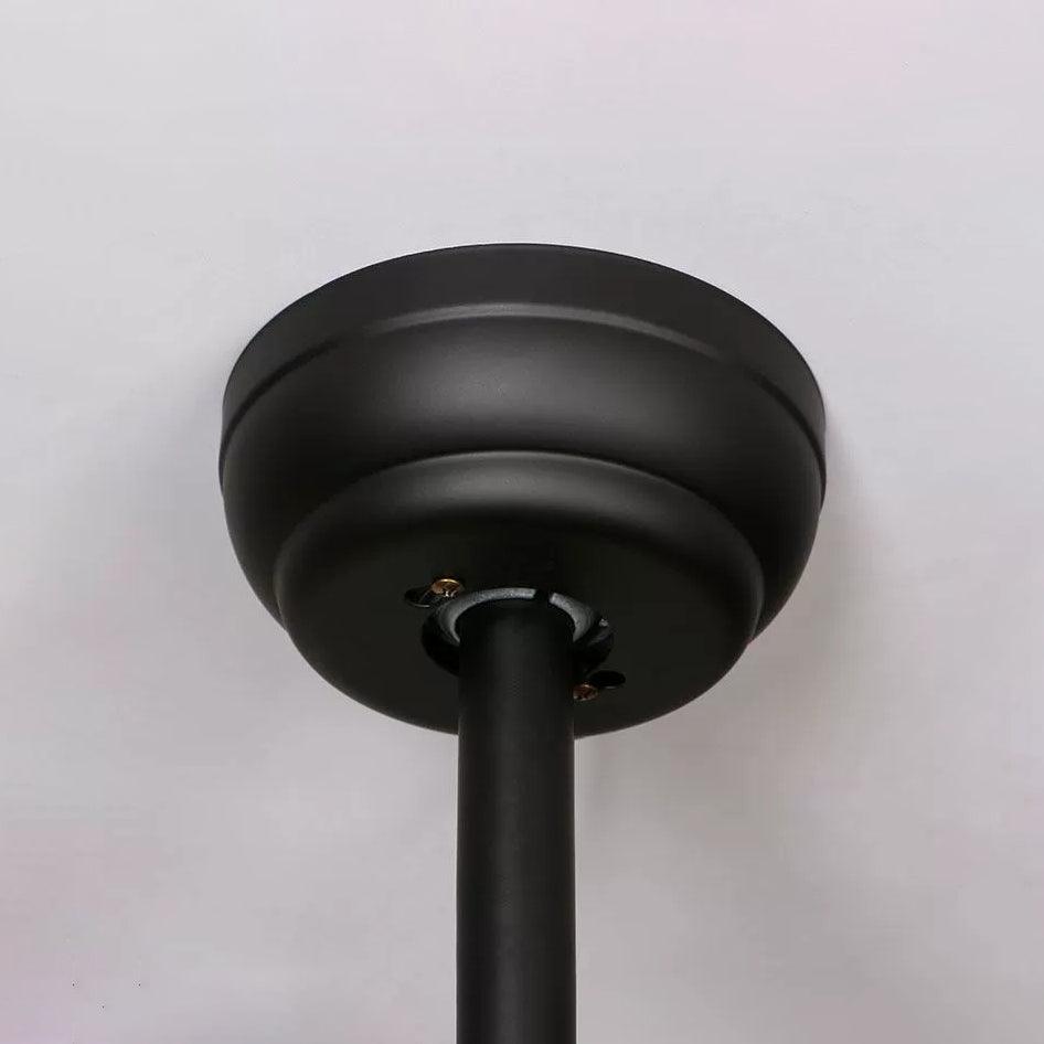 Zazoren Vintage Black Glass Ceiling Fan Light-Neutral Decor