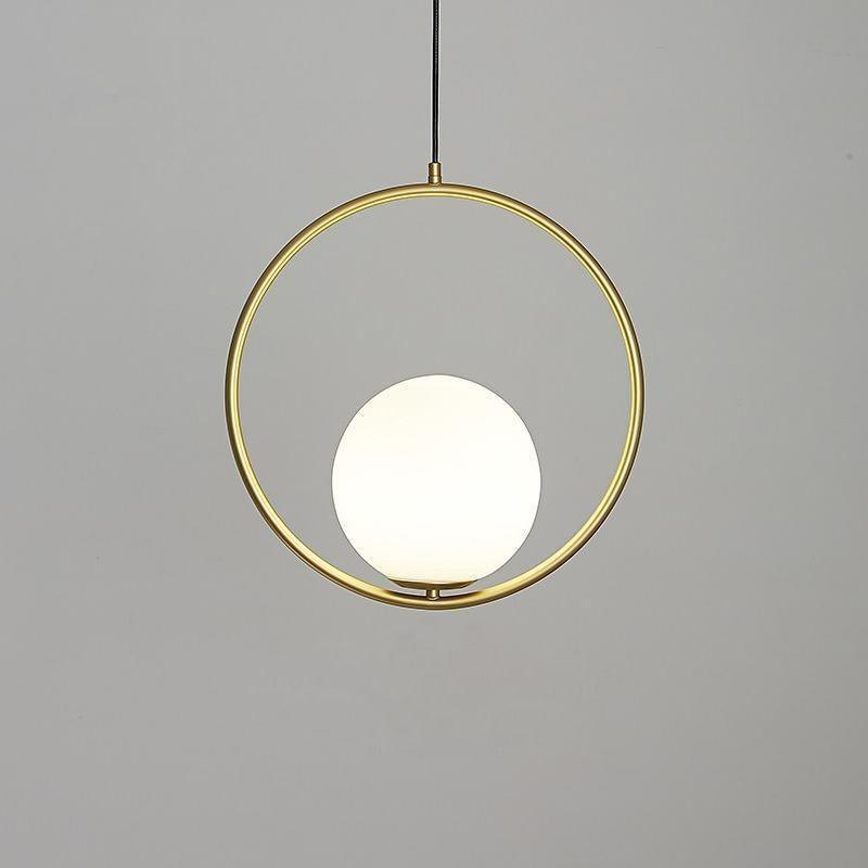 Sorveth Contemporary Brass Pendant Light-Neutral Decor