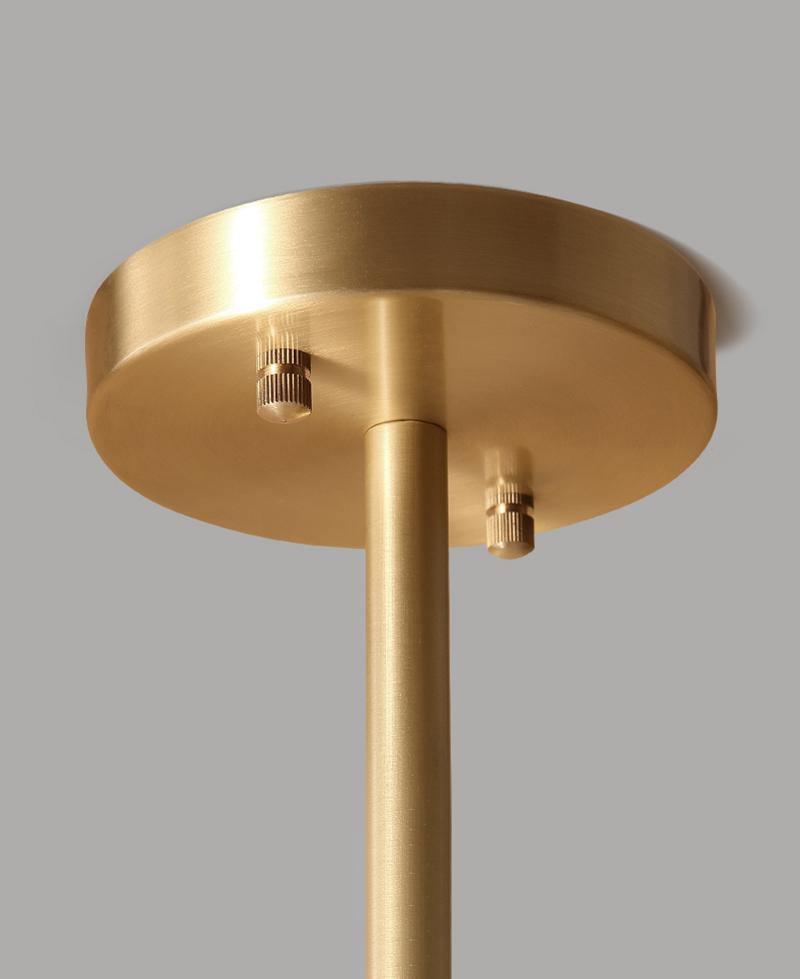 Eshlen Chandelier Brass Opal Glass-Neutral Decor