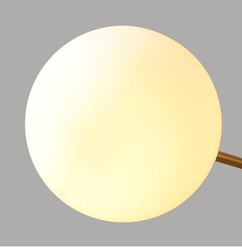 Eshlen Chandelier Brass Opal Glass-Neutral Decor