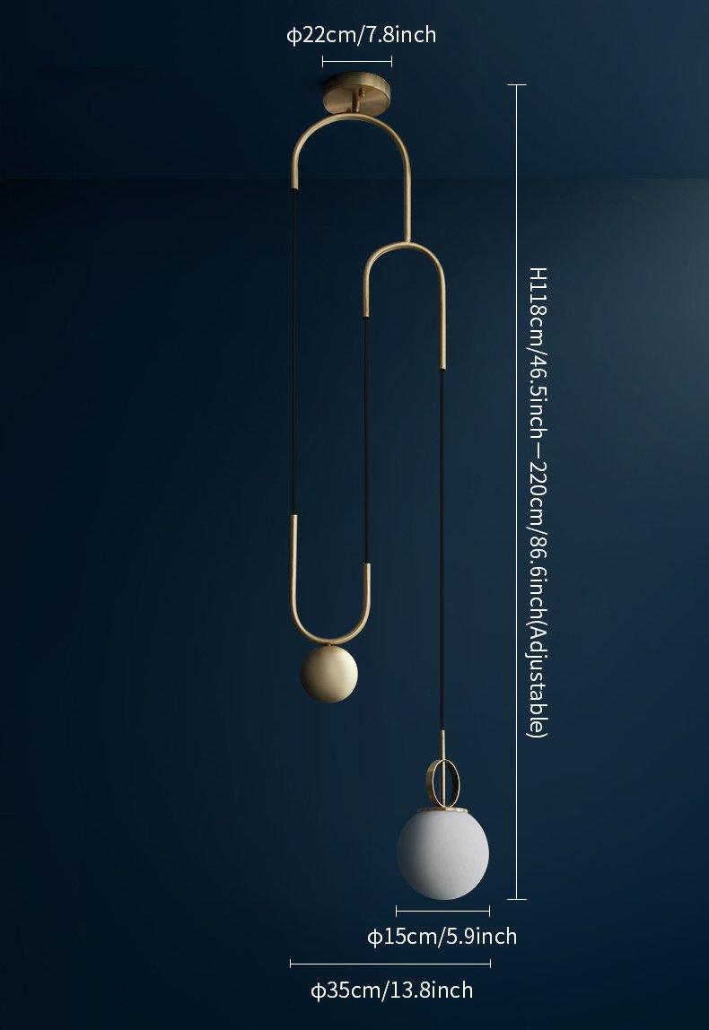 Zara Modern Pendant Light-Neutral Decor