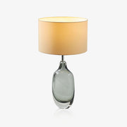 Glazed Crystal Table Lamp-Neutral Decor