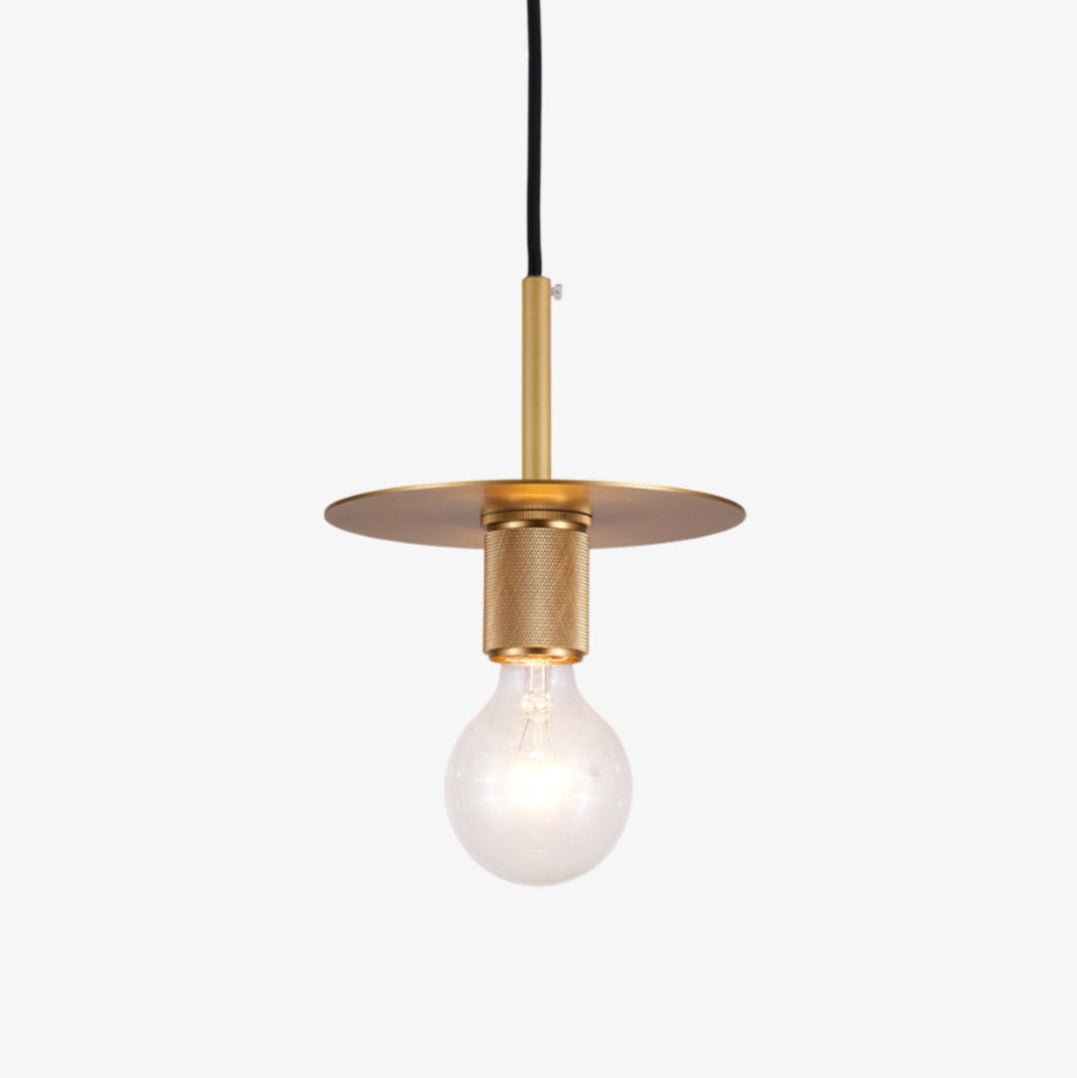 Allirus Modern Minimalist Nordic Brass Pendant Light-Neutral Decor