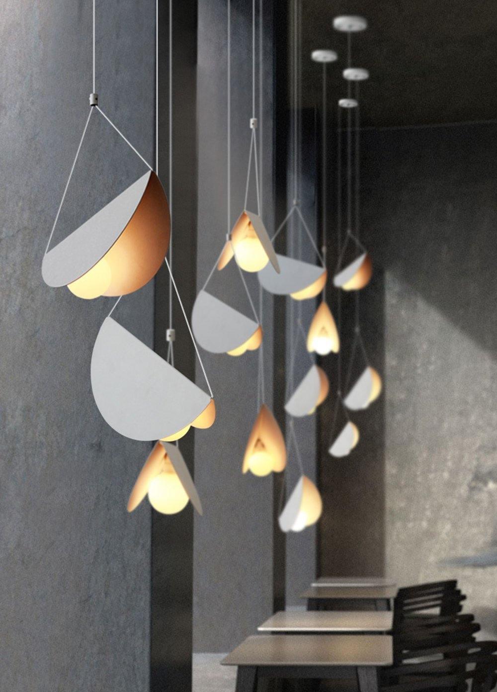 Halten Premium Art Glider Pendant Light-Neutral Decor