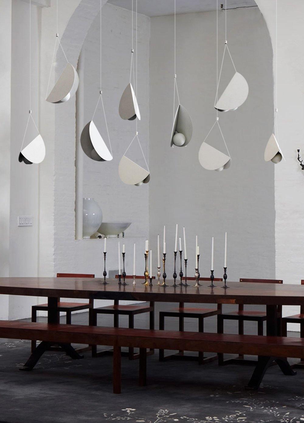 Halten Premium Art Glider Pendant Light-Neutral Decor