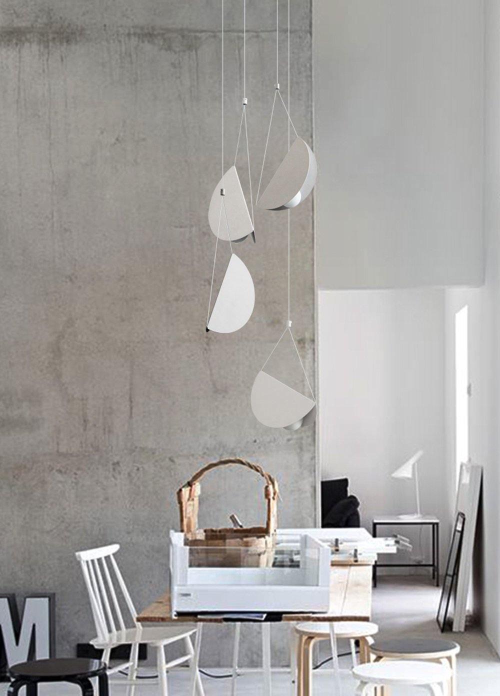 Halten Premium Art Glider Pendant Light-Neutral Decor