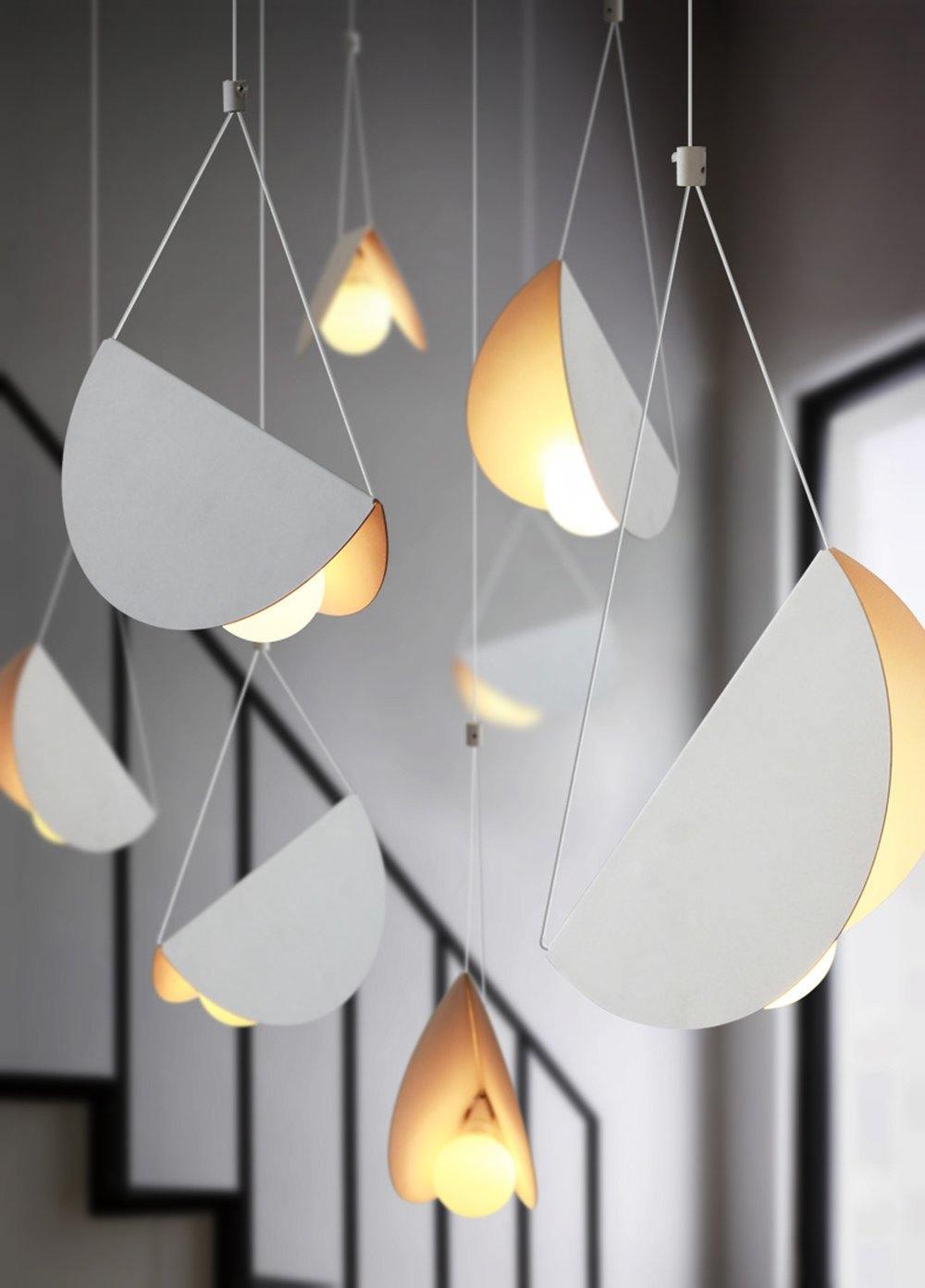 Halten Premium Art Glider Pendant Light-Neutral Decor