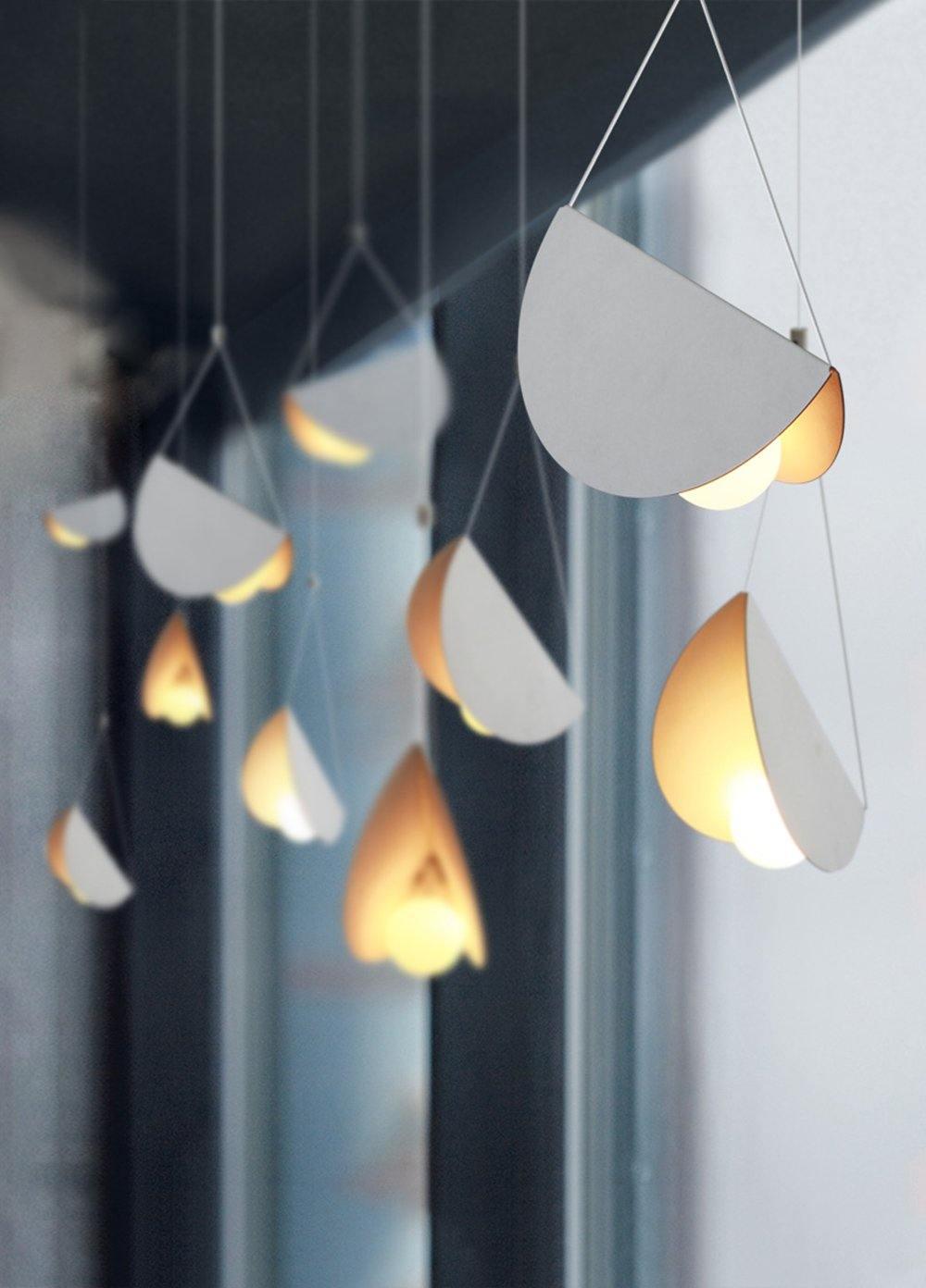 Halten Premium Art Glider Pendant Light-Neutral Decor