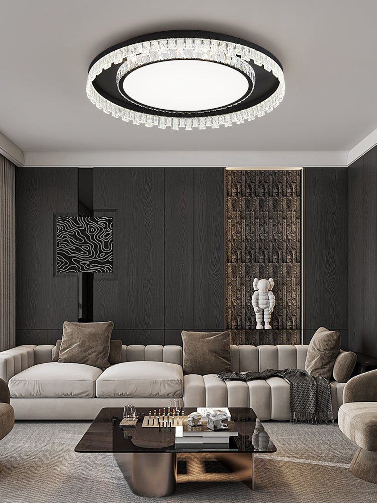 Nythee Modern Minimalist Luxury Crystal Ceiling Light-Neutral Decor
