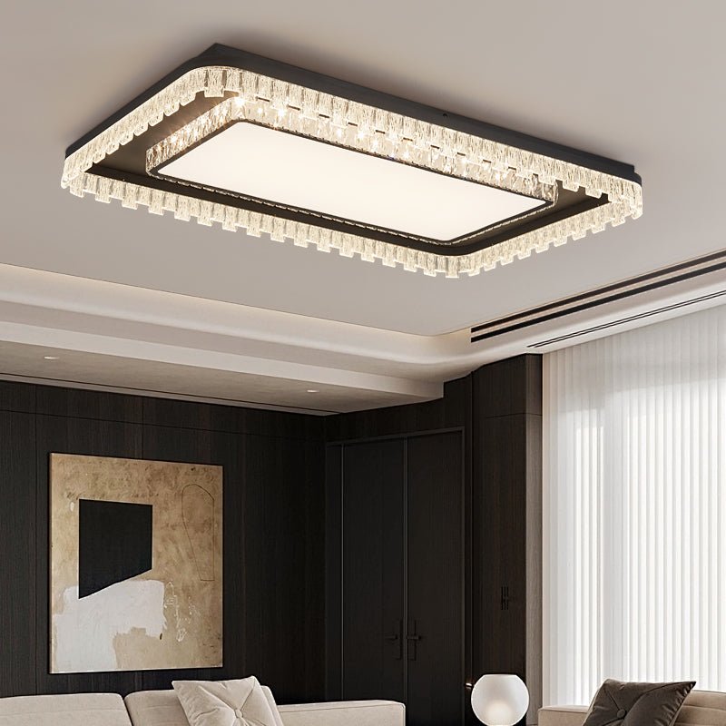 Nythee Modern Minimalist Luxury Crystal Ceiling Light-Neutral Decor