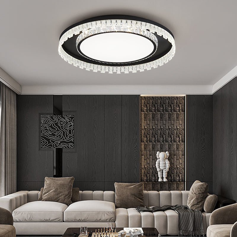 Nythee Modern Minimalist Luxury Crystal Ceiling Light-Neutral Decor