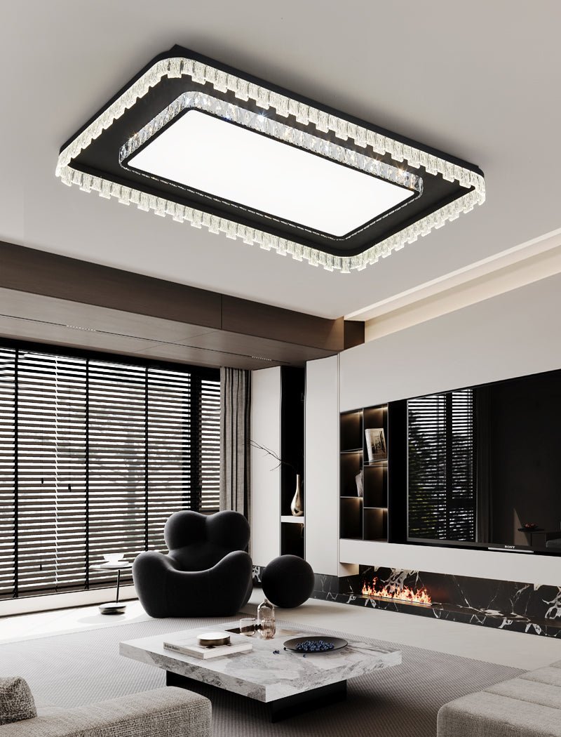 Nythee Modern Minimalist Luxury Crystal Ceiling Light-Neutral Decor
