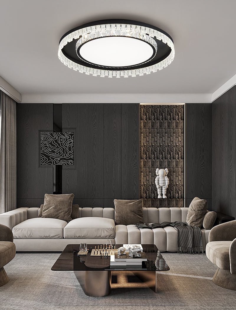 Nythee Modern Minimalist Luxury Crystal Ceiling Light-Neutral Decor