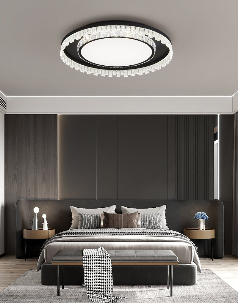 Nythee Modern Minimalist Luxury Crystal Ceiling Light-Neutral Decor