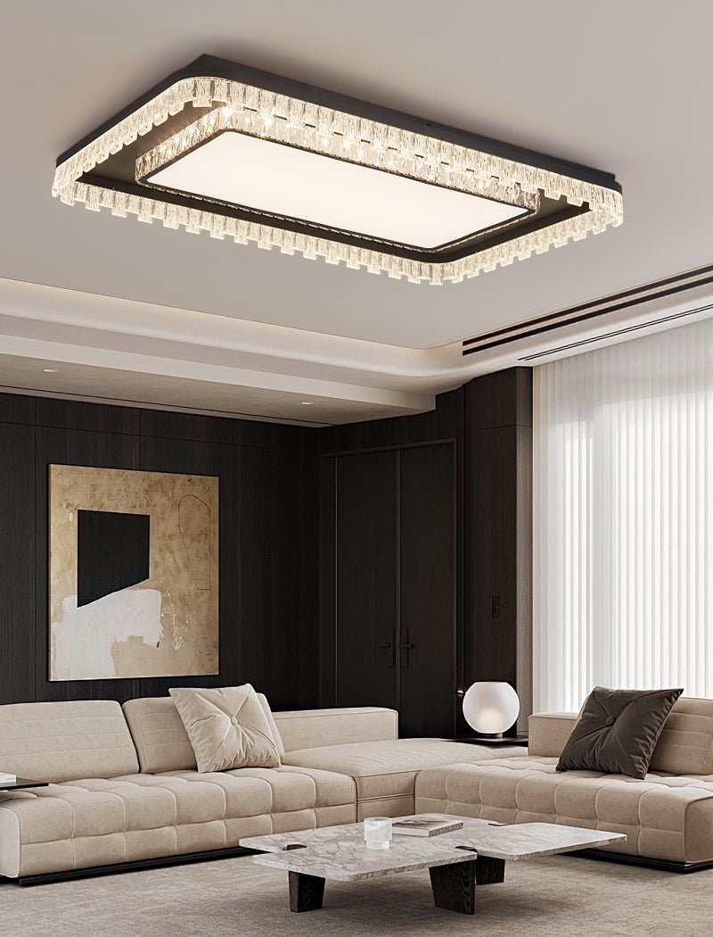 Nythee Modern Minimalist Luxury Crystal Ceiling Light-Neutral Decor