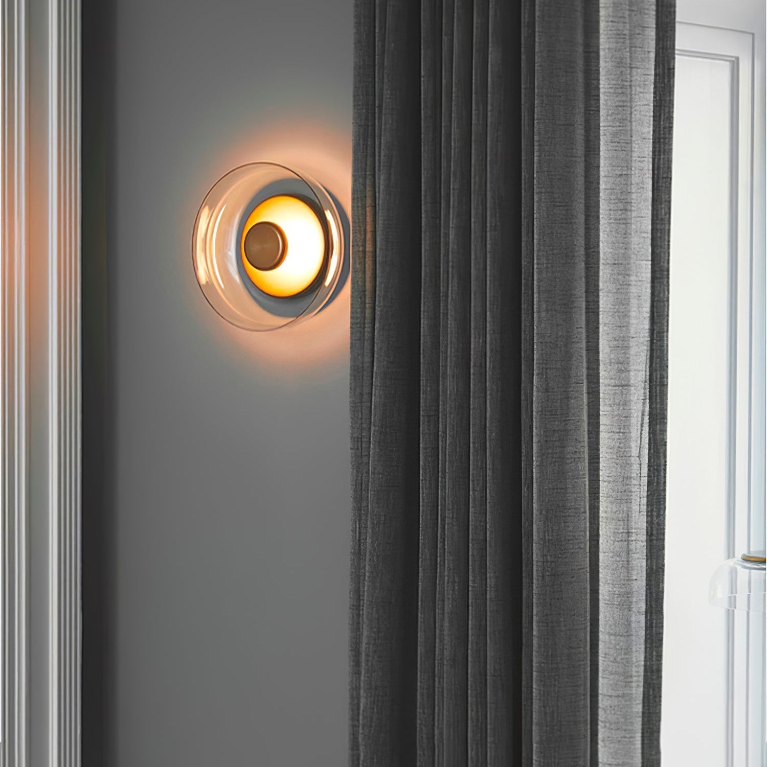 Lomino Premium Nordic Art Glass Wall Light-Neutral Decor