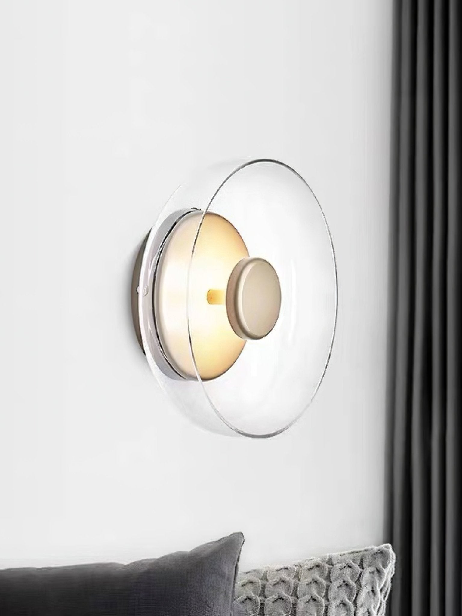 Lomino Premium Nordic Art Glass Wall Light-Neutral Decor