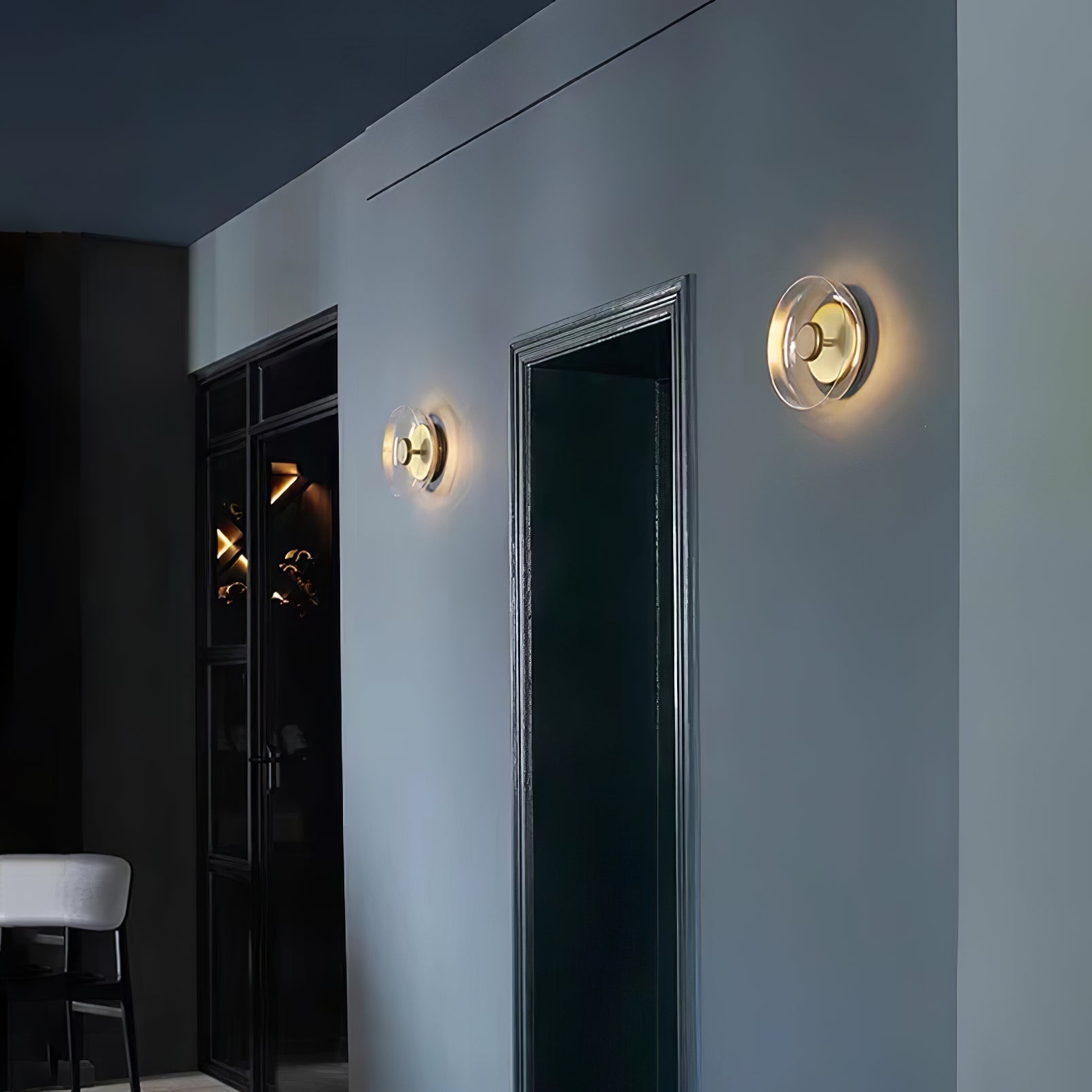 Lomino Premium Nordic Art Glass Wall Light-Neutral Decor