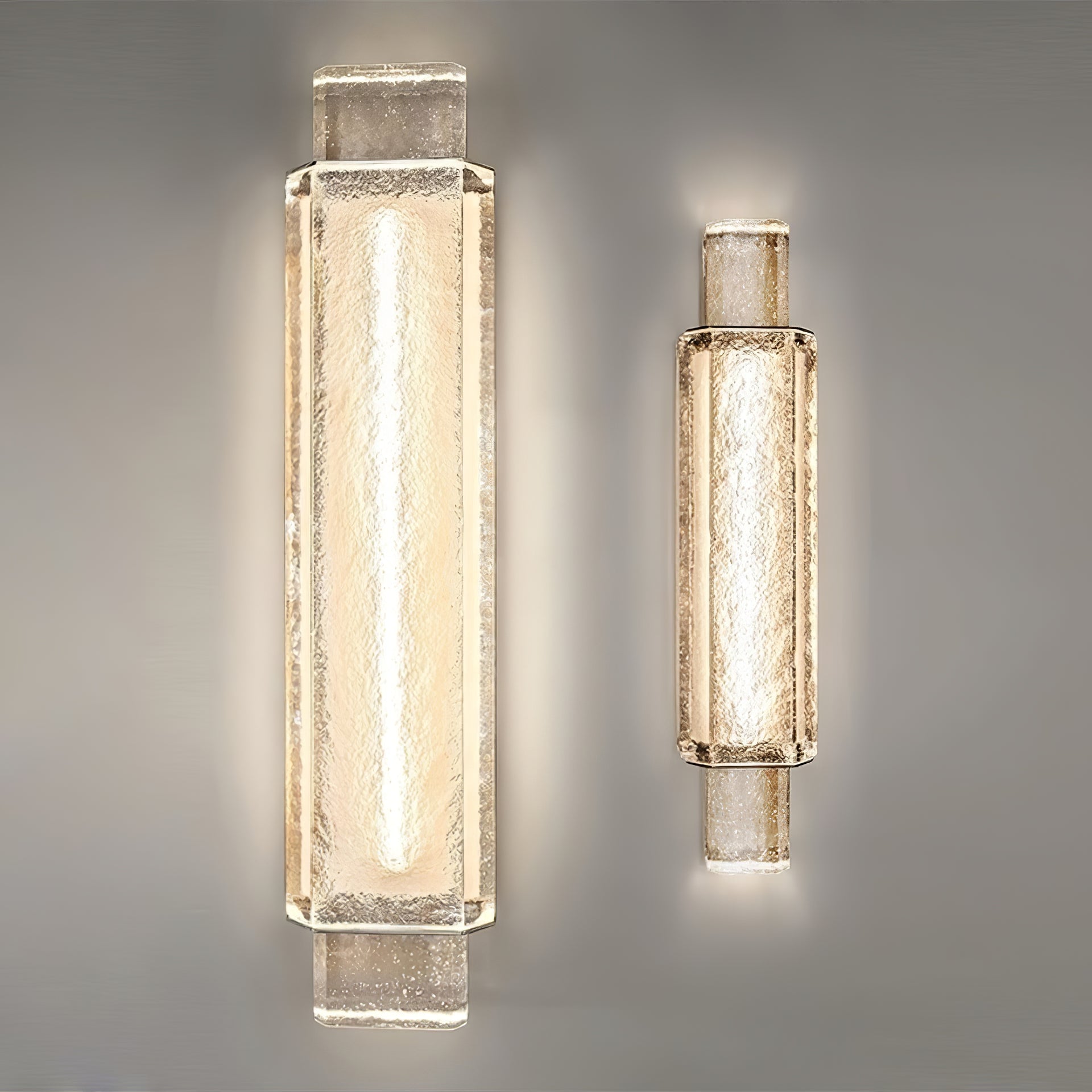 Glimmering Wall Sconce-Neutral Decor
