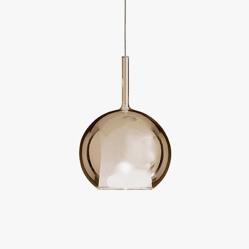 Lustra Pendant Lamp Smoked Glass Round-Neutral Decor
