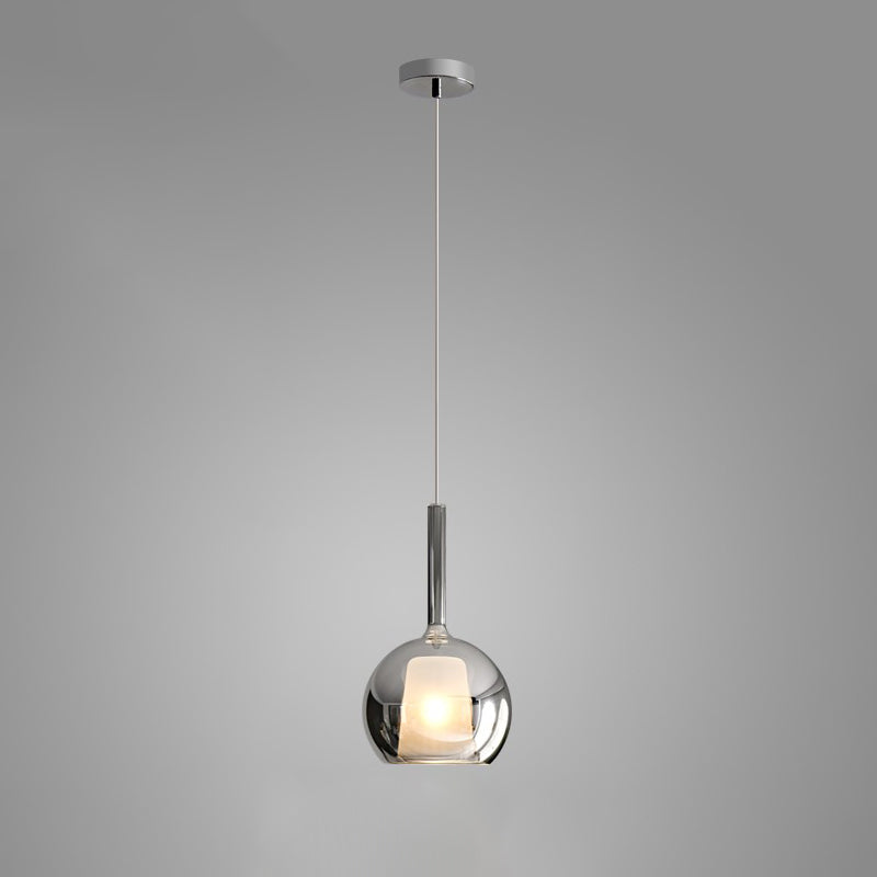 Lustra Pendant Lamp Smoked Glass Round-Neutral Decor