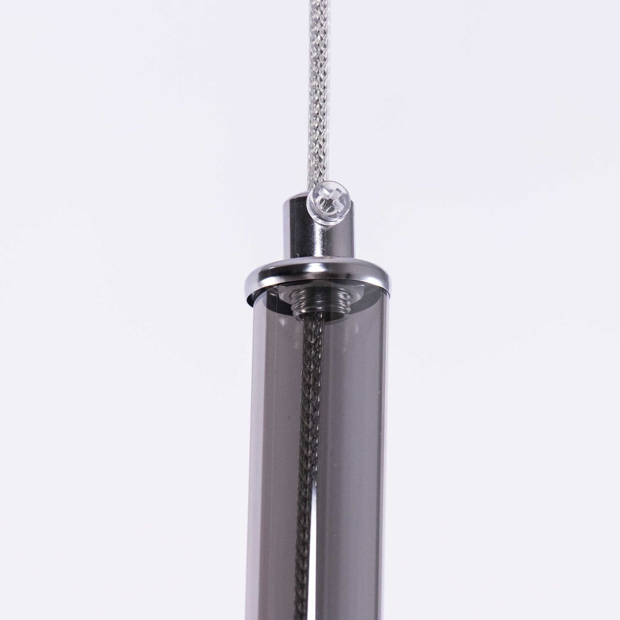 Lustra Pendant Lamp Smoked Glass Round-Neutral Decor