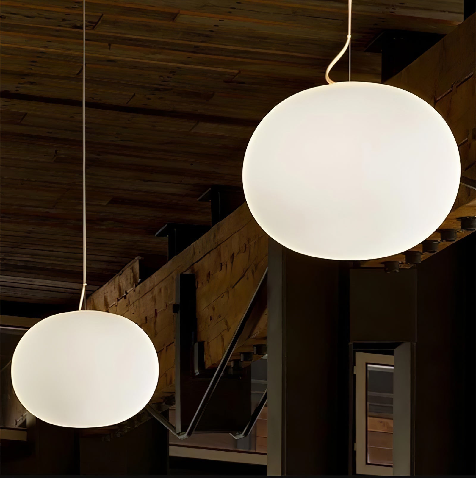Qersy Modern Glass Pendant Lamp-Neutral Decor