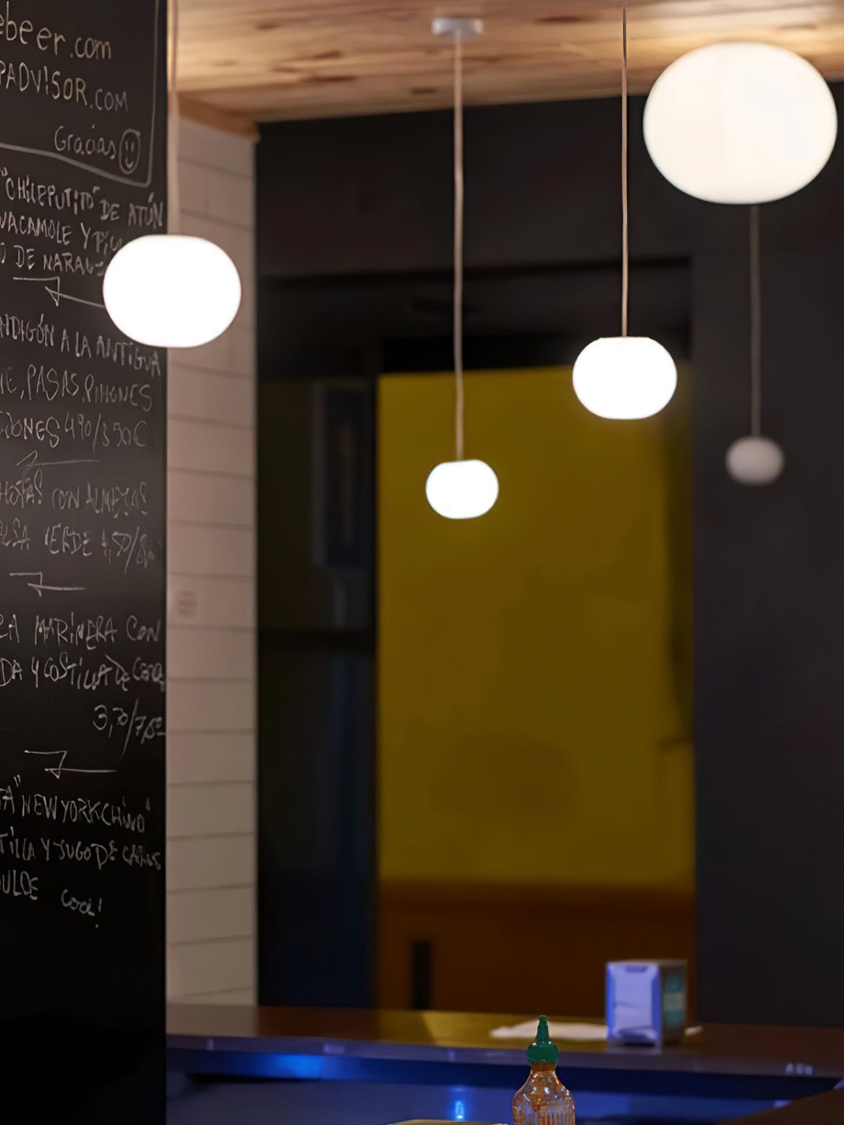 Qersy Modern Glass Pendant Lamp-Neutral Decor