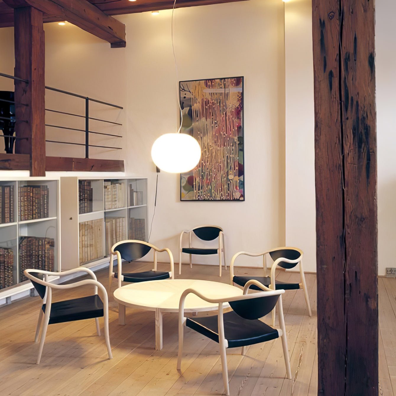 Qersy Modern Glass Pendant Lamp-Neutral Decor