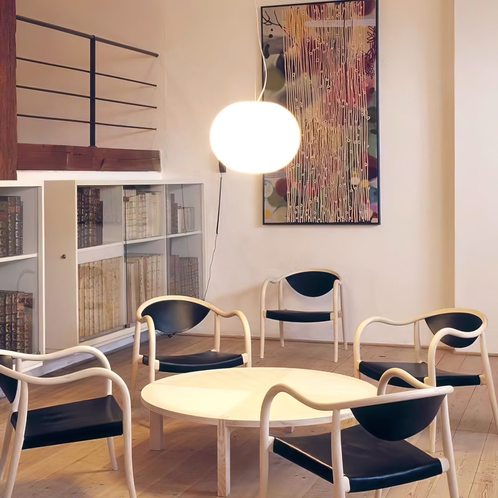 Qersy Modern Glass Pendant Lamp-Neutral Decor