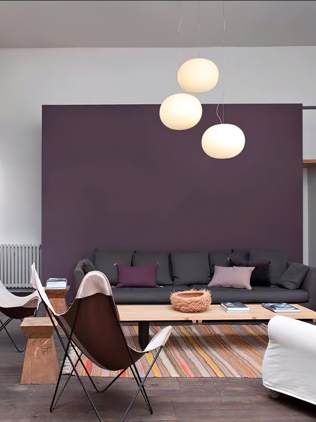 Qersy Modern Glass Pendant Lamp-Neutral Decor