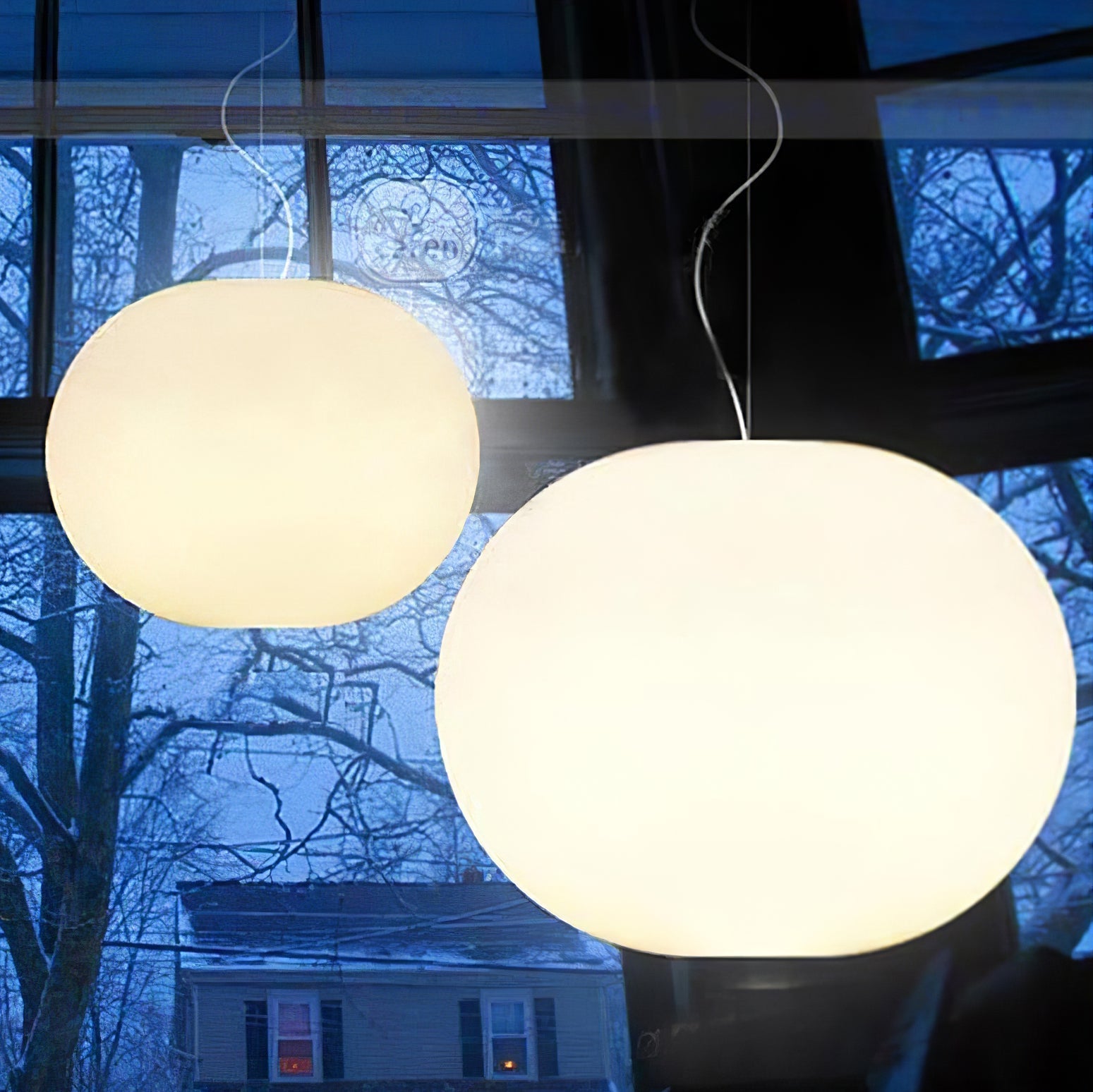 Gysta Contemporary Glass Pendant Lamp-Neutral Decor