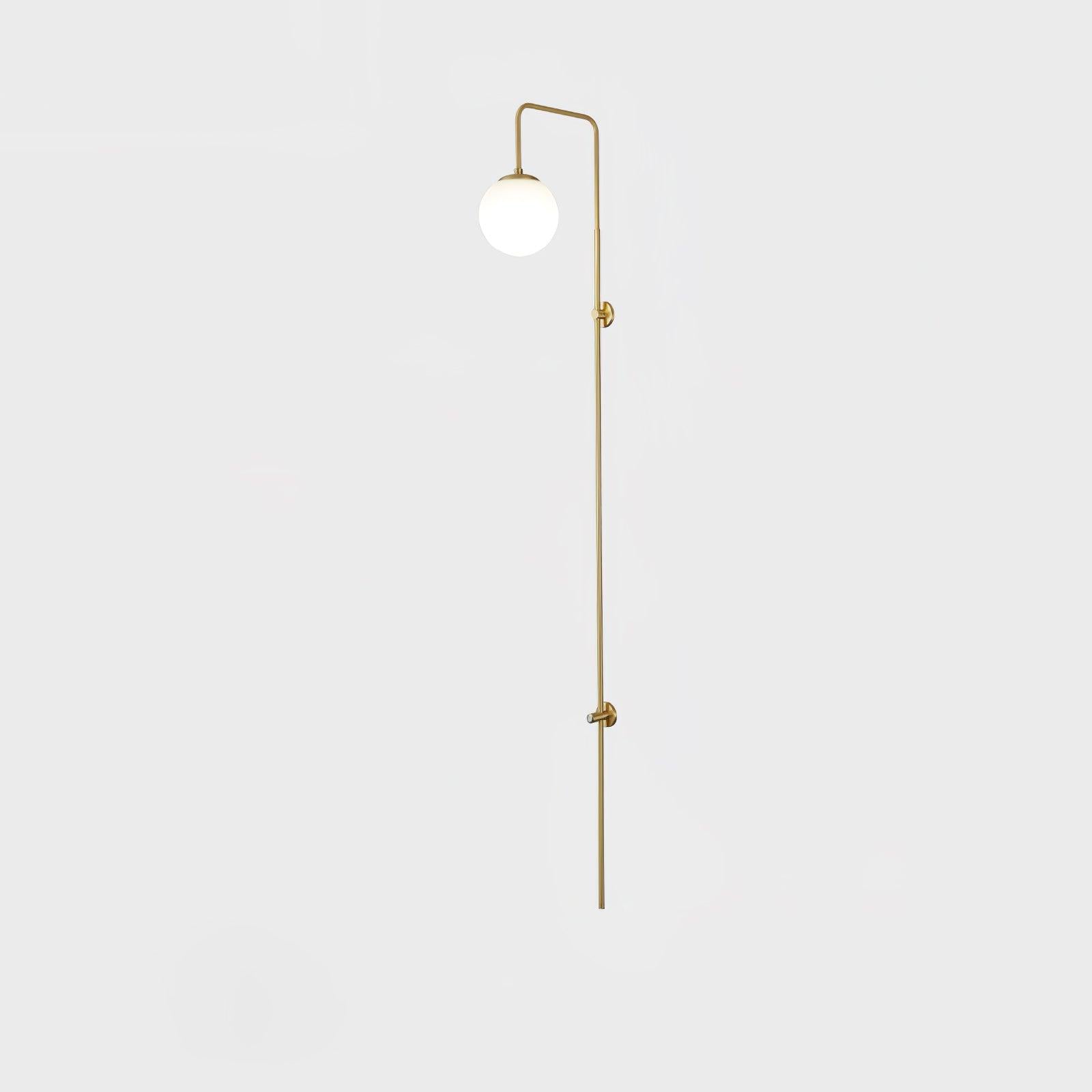 Nyvaris Modern Minimalist Globe Brass Glass Sconce Wall lamp-Neutral Decor