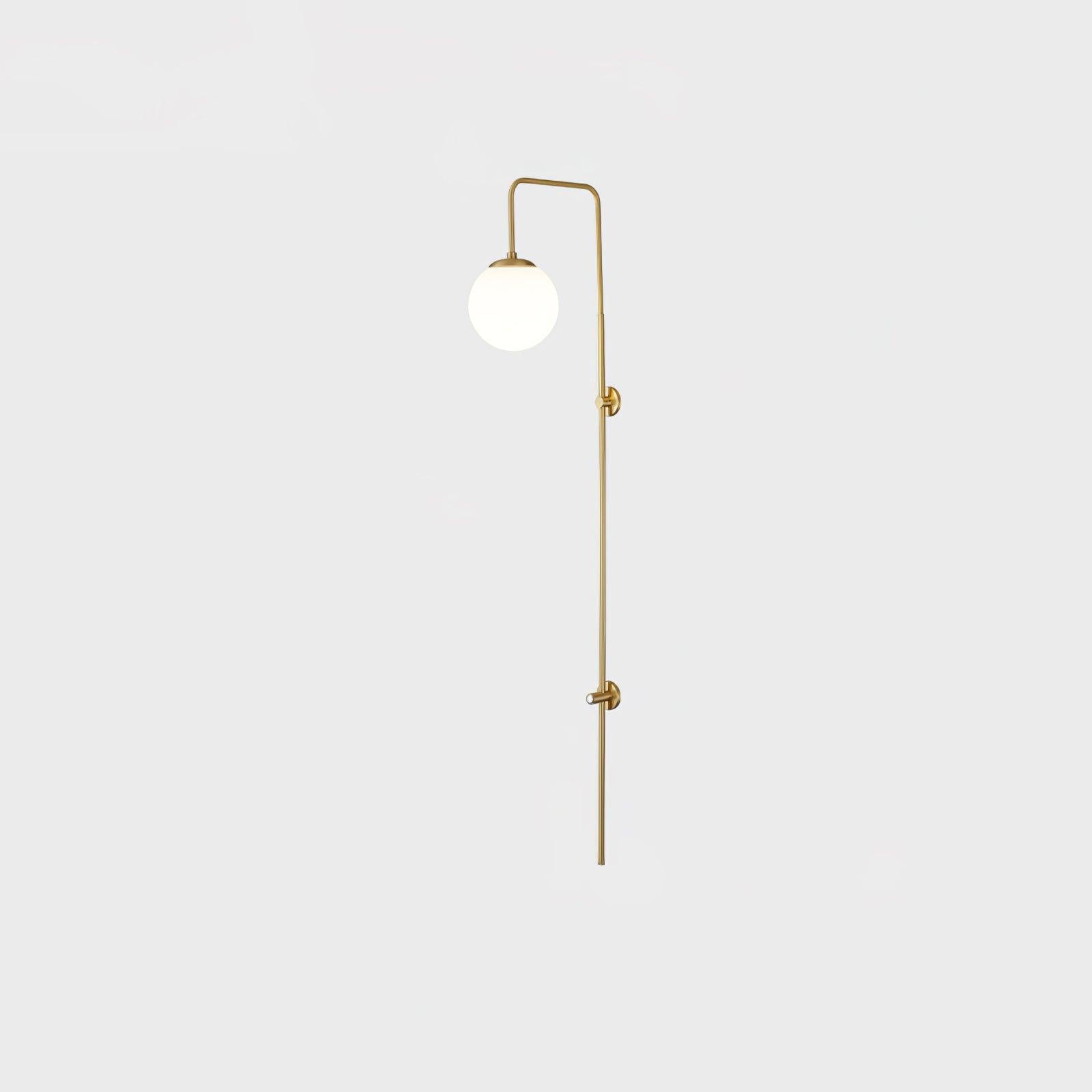 Nyvaris Modern Minimalist Globe Brass Glass Sconce Wall lamp-Neutral Decor