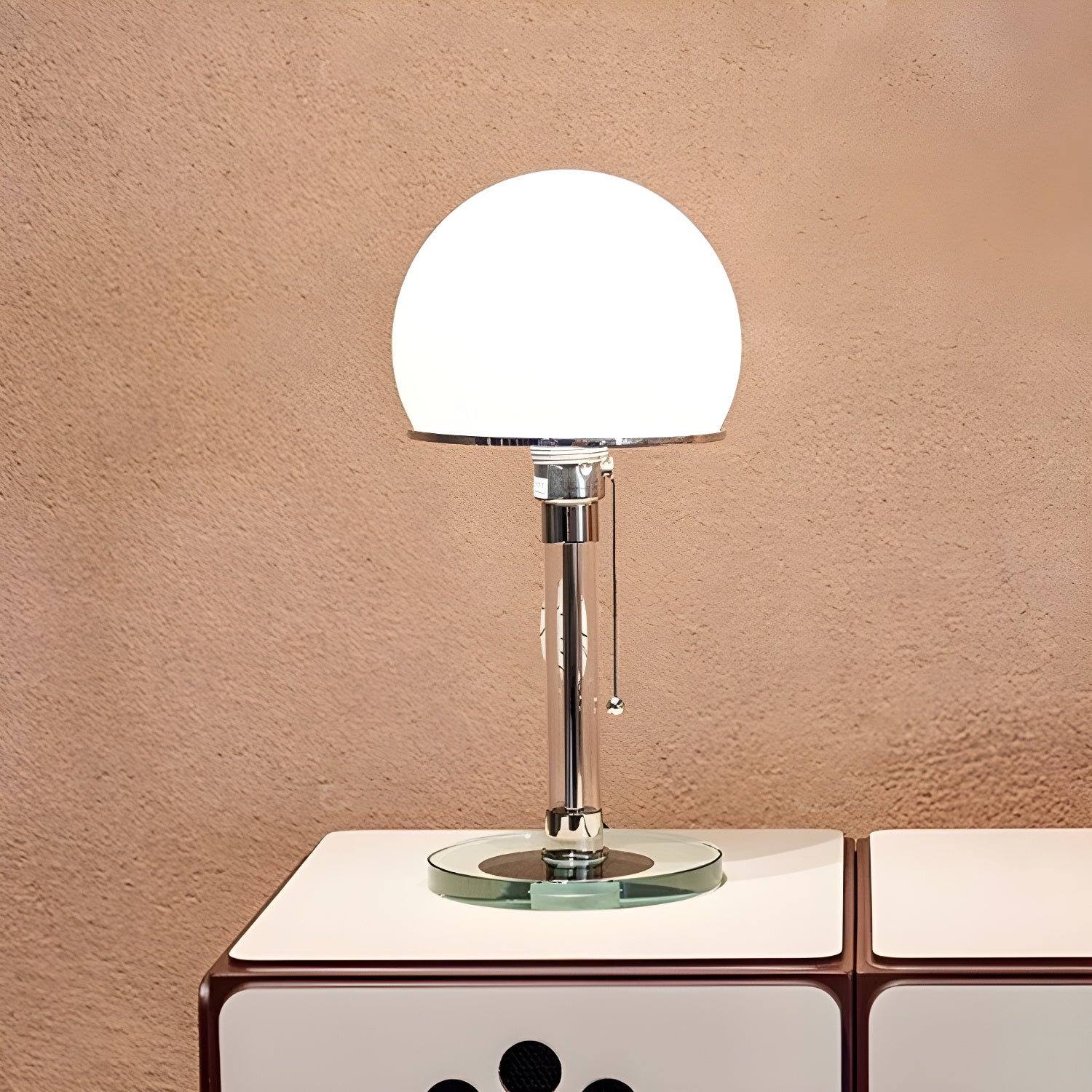 Fane Glass Artistic Table Lamp-Neutral Decor