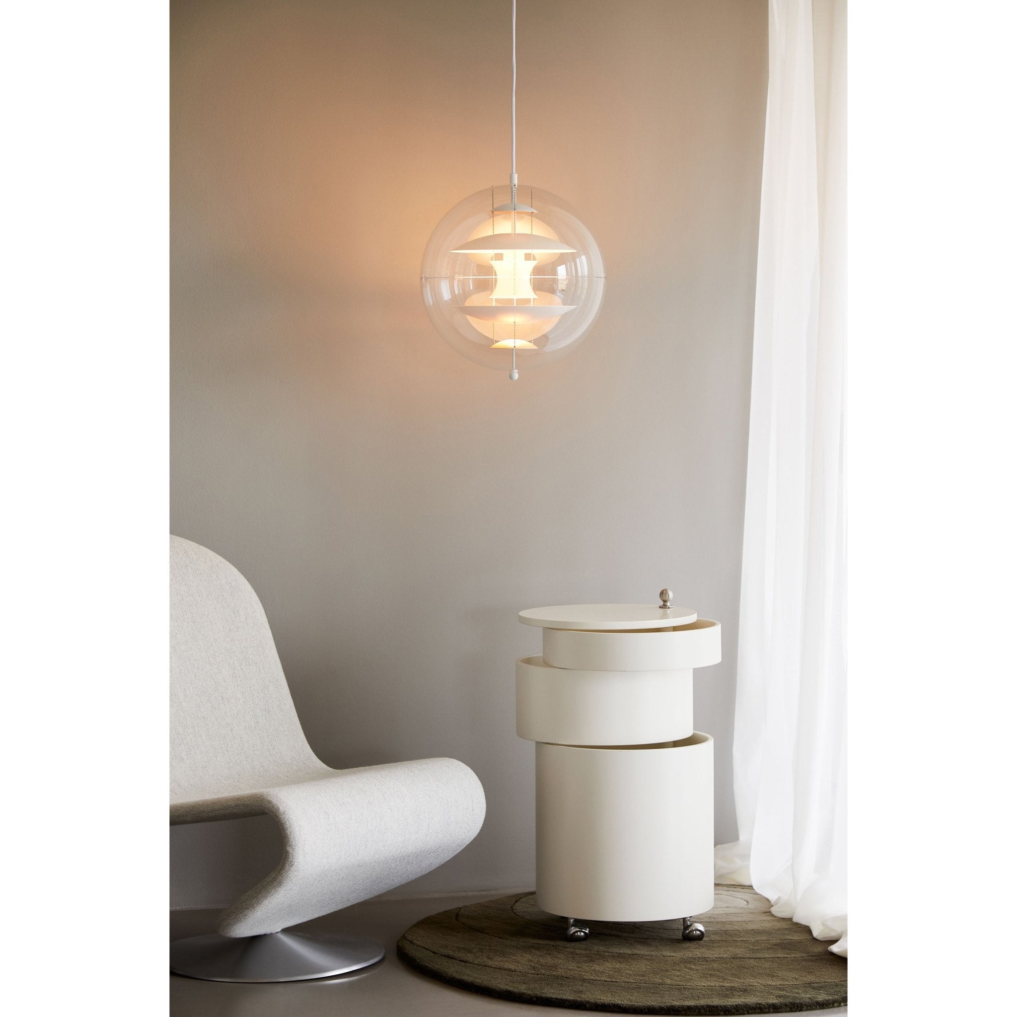 Gyan Futuristic Pendant Lamp-Neutral Decor