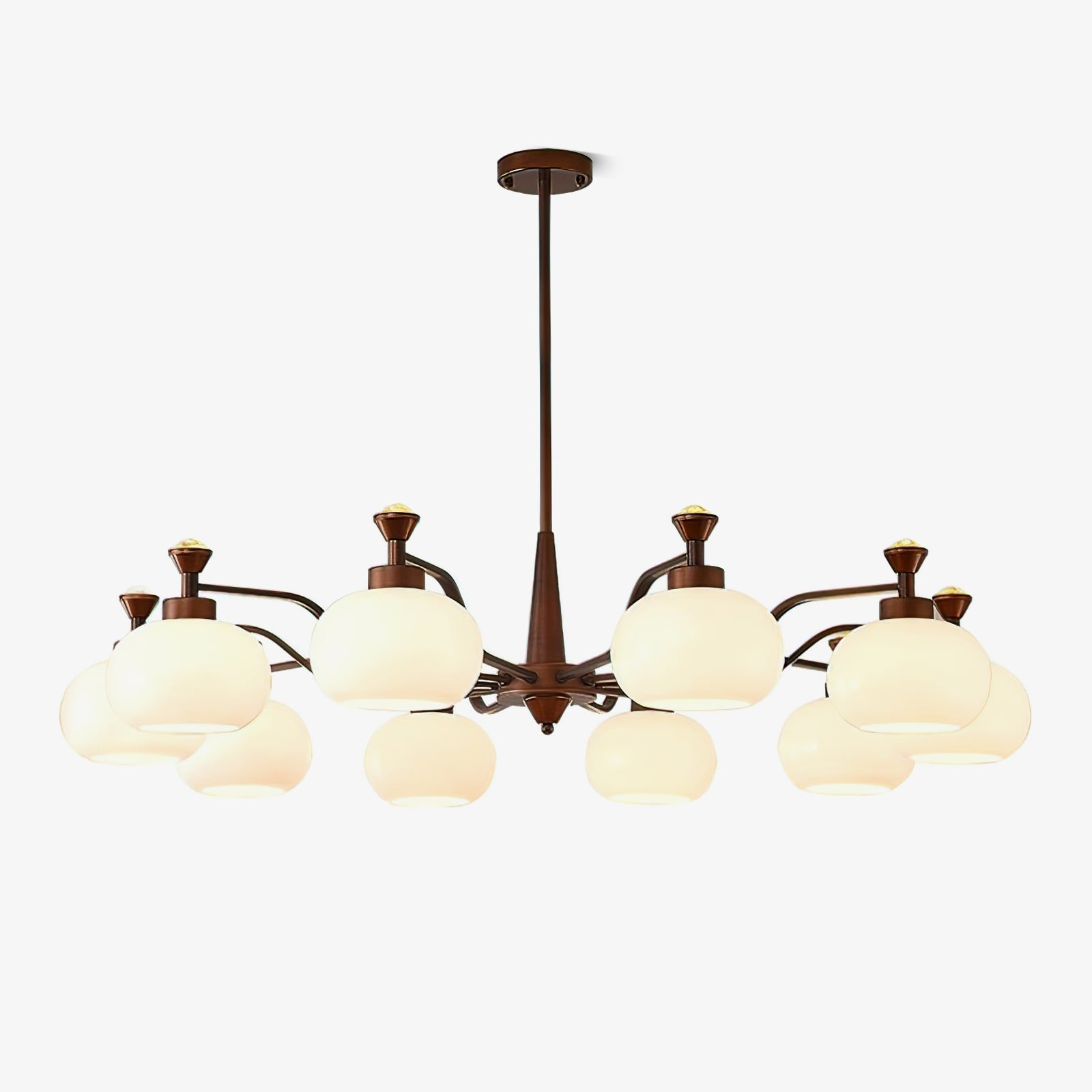 Aurora Chandelier Globe Spotlight-Neutral Decor