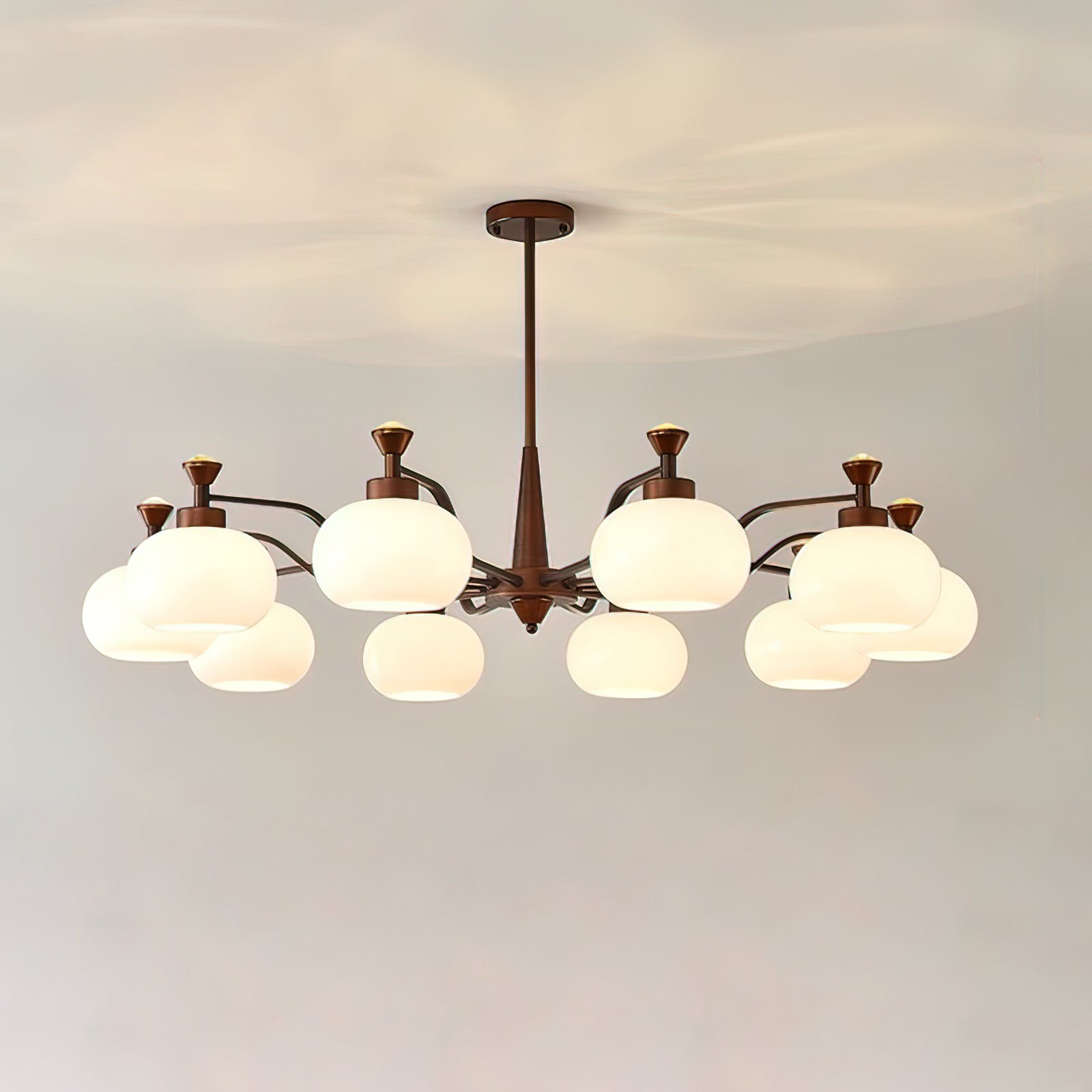 Aurora Chandelier Globe Spotlight-Neutral Decor