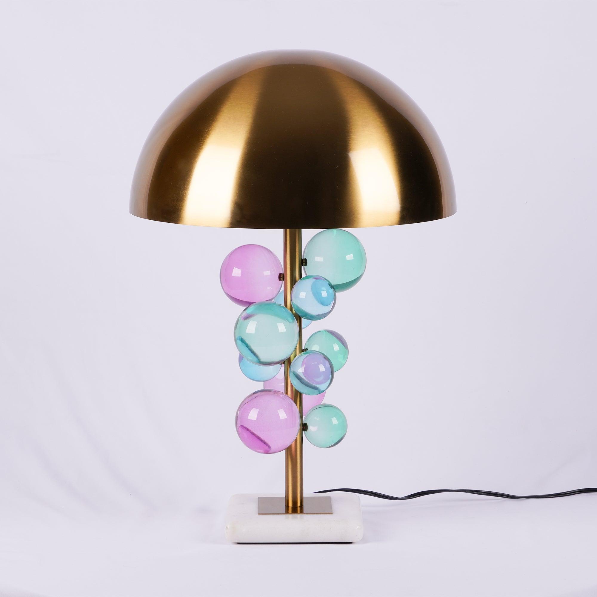 Natalie Modern Marble Table Lamp-Neutral Decor