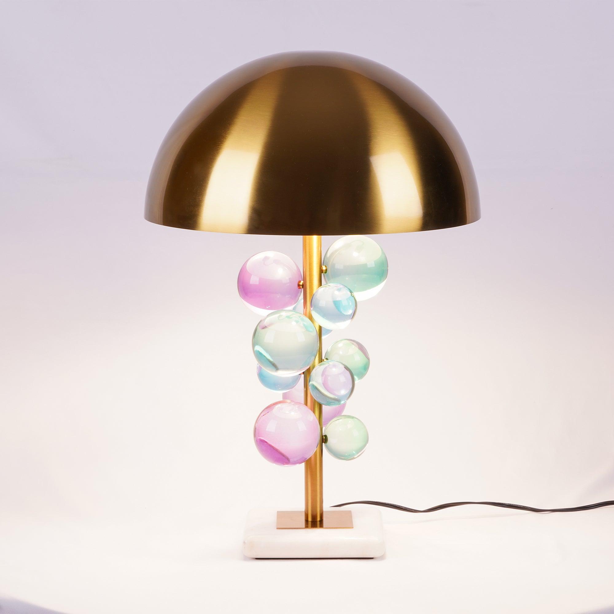 Natalie Modern Marble Table Lamp-Neutral Decor
