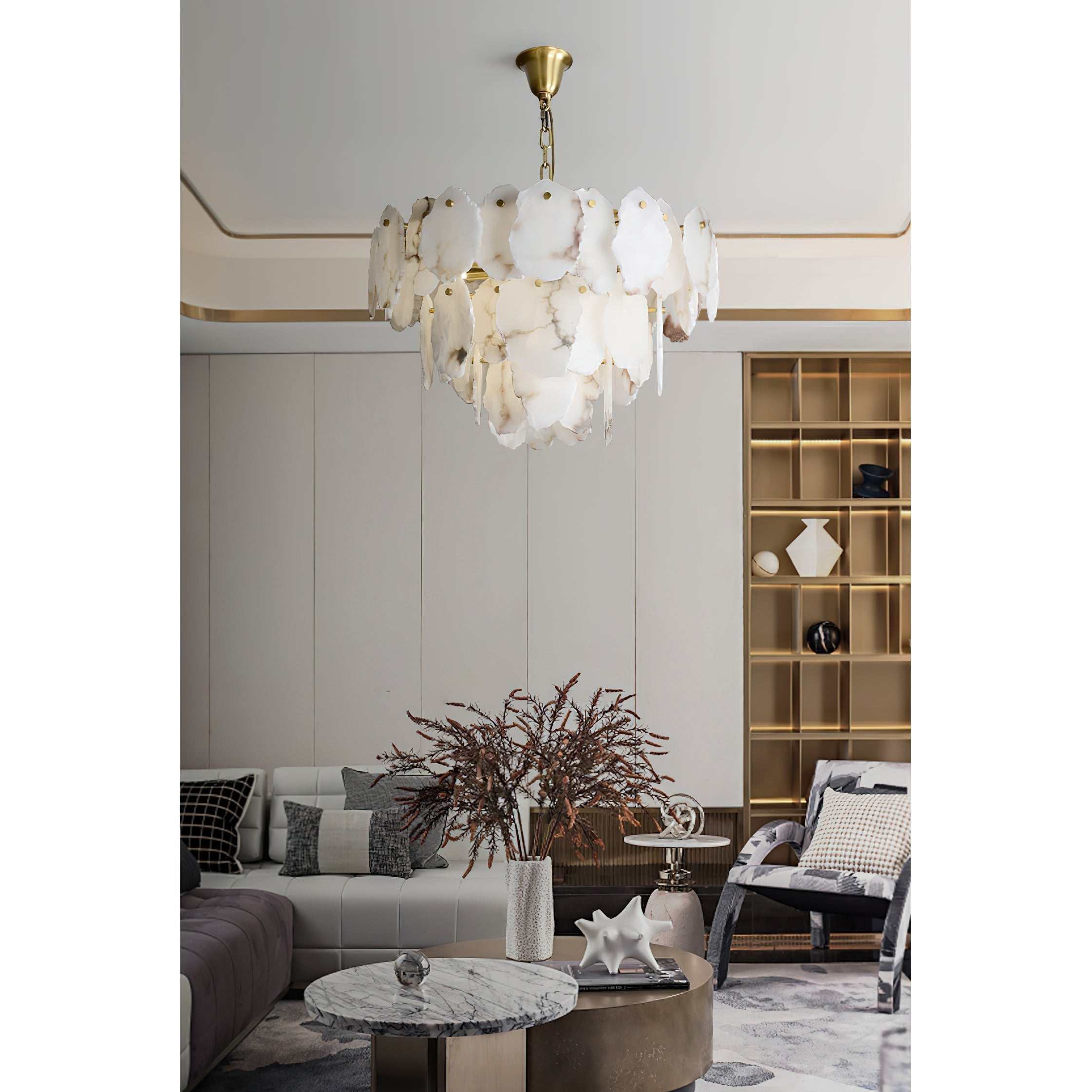 Isolde Alabaster Chandelier