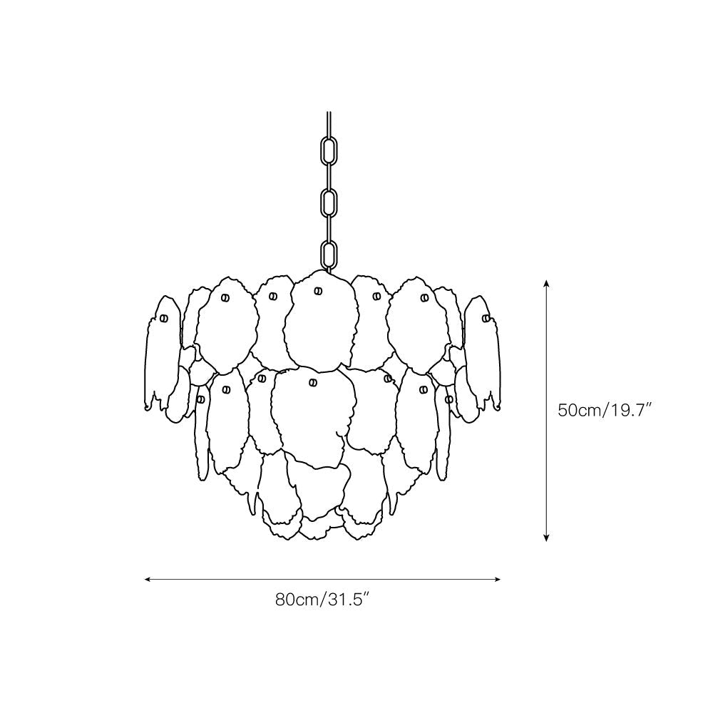 Isolde Alabaster Chandelier