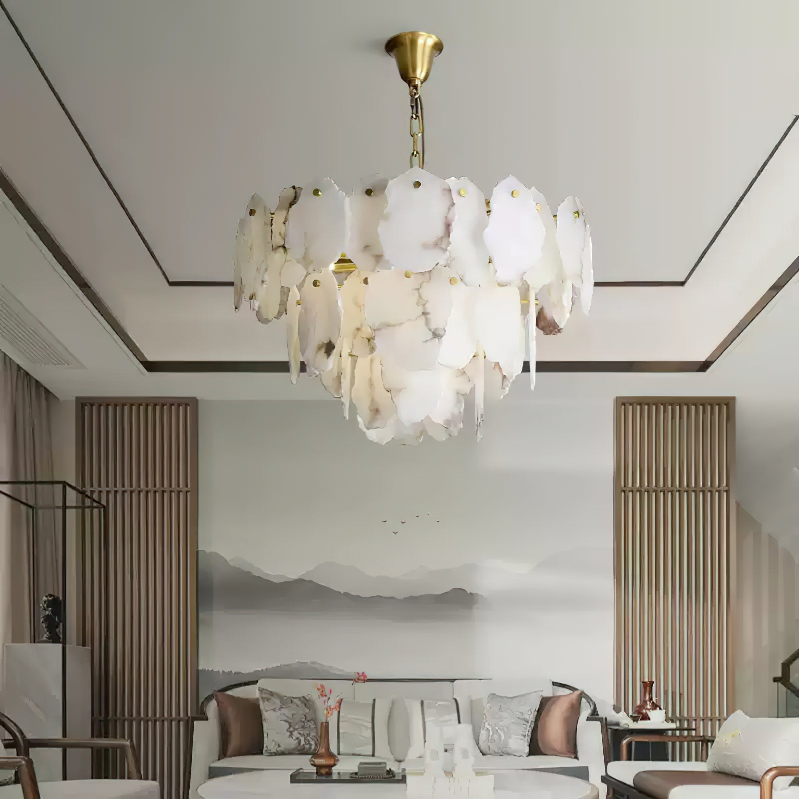 Isolde Alabaster Chandelier