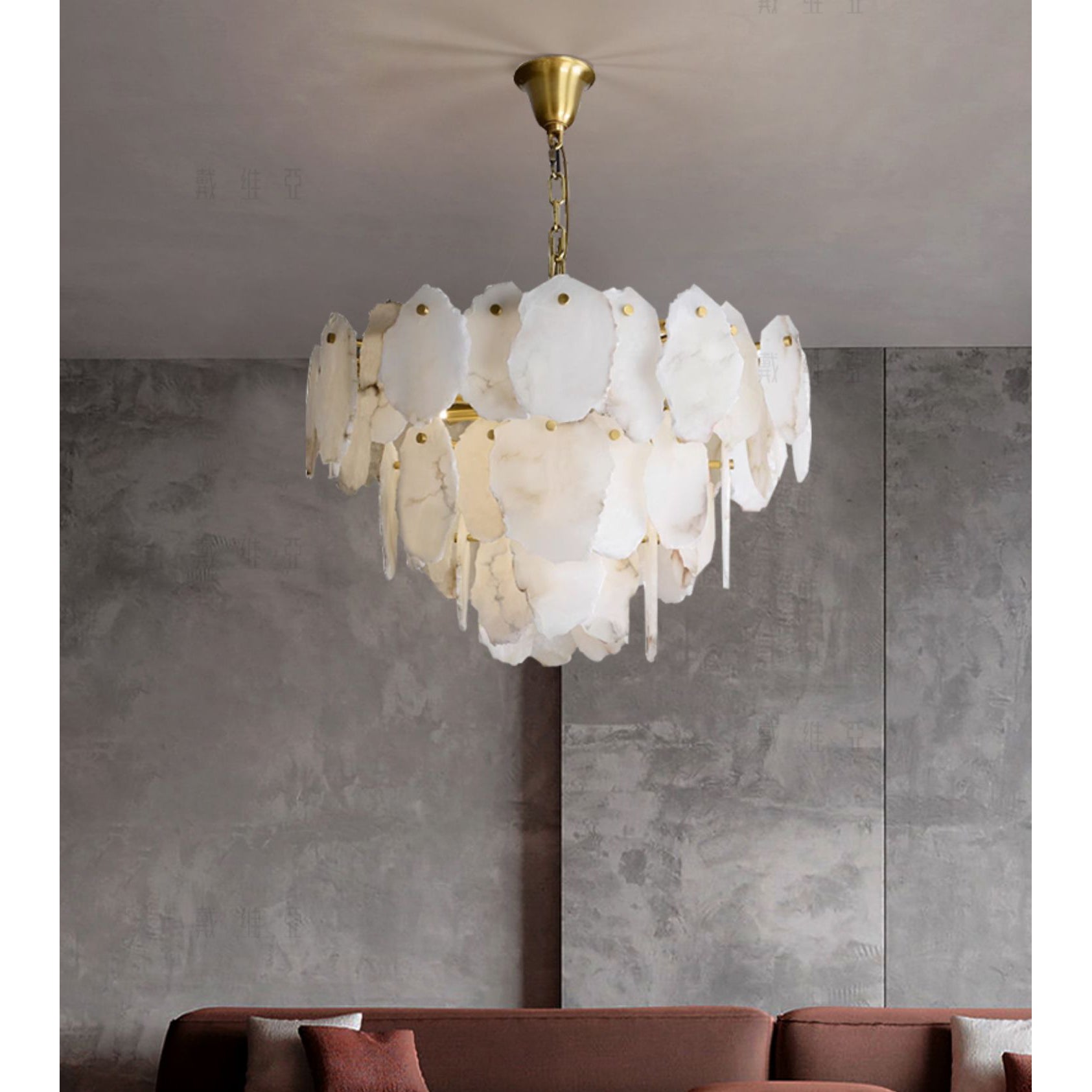 Isolde Alabaster Chandelier