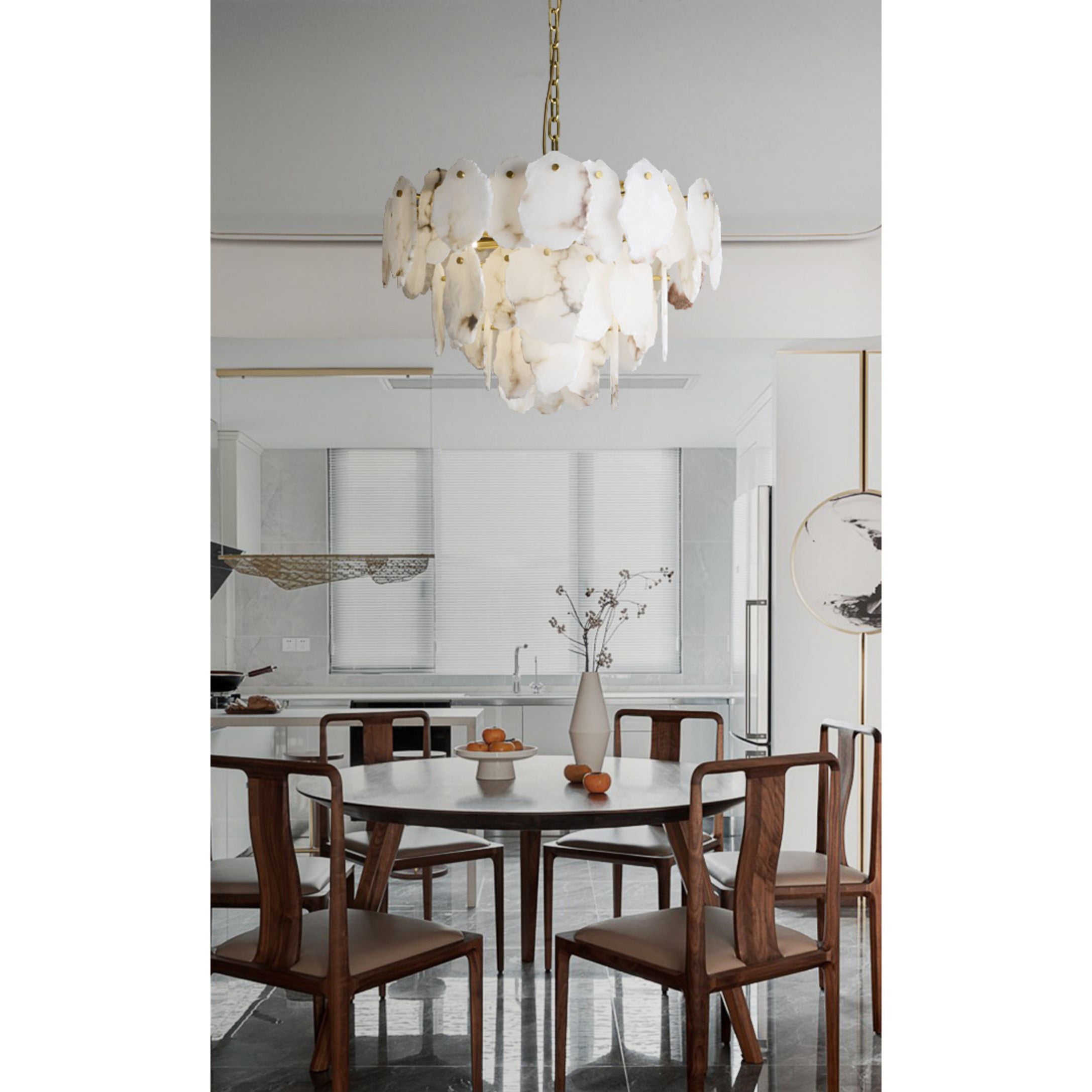 Isolde Alabaster Chandelier