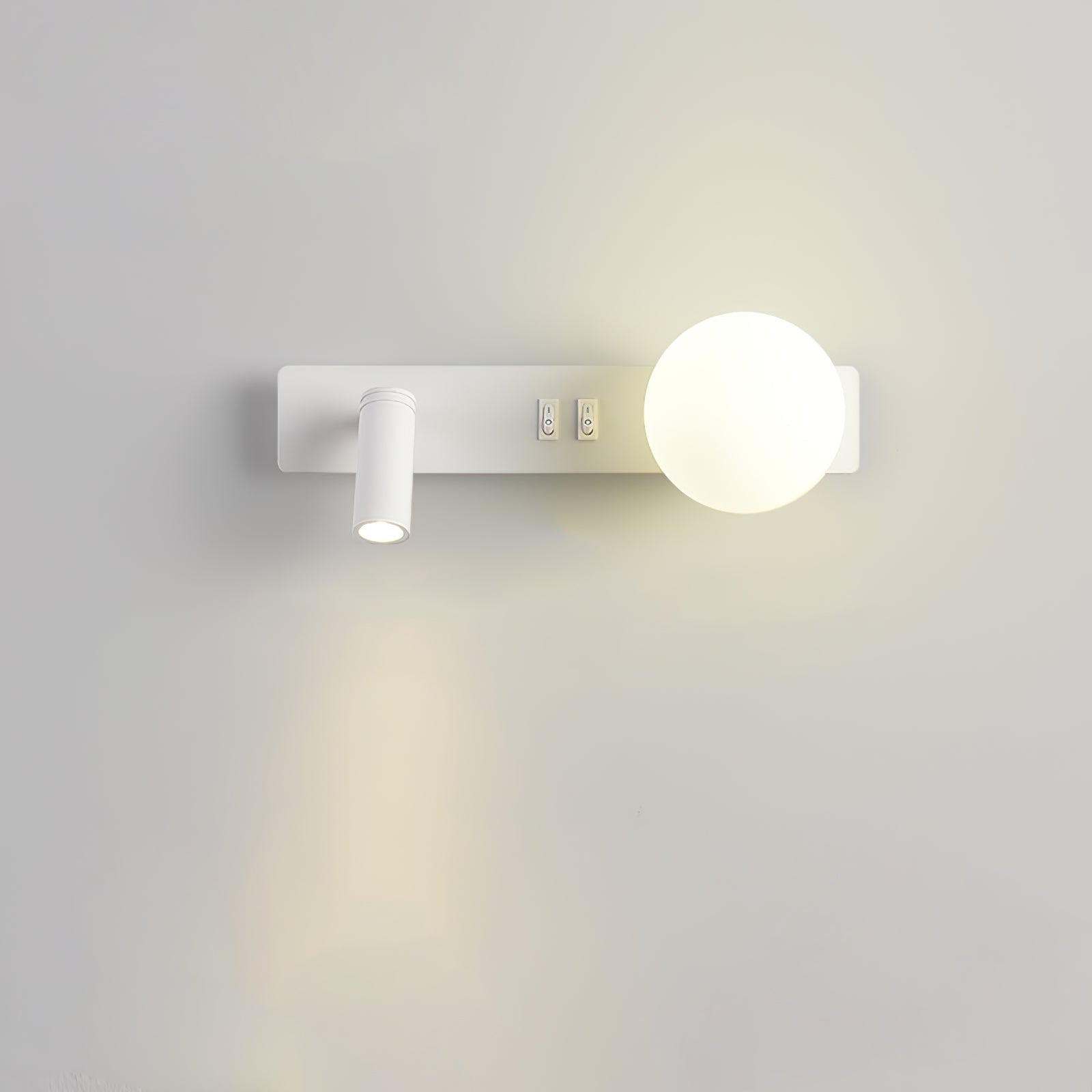 Thalior Modern Minimalist Slim Glass Wall lamp-Neutral Decor