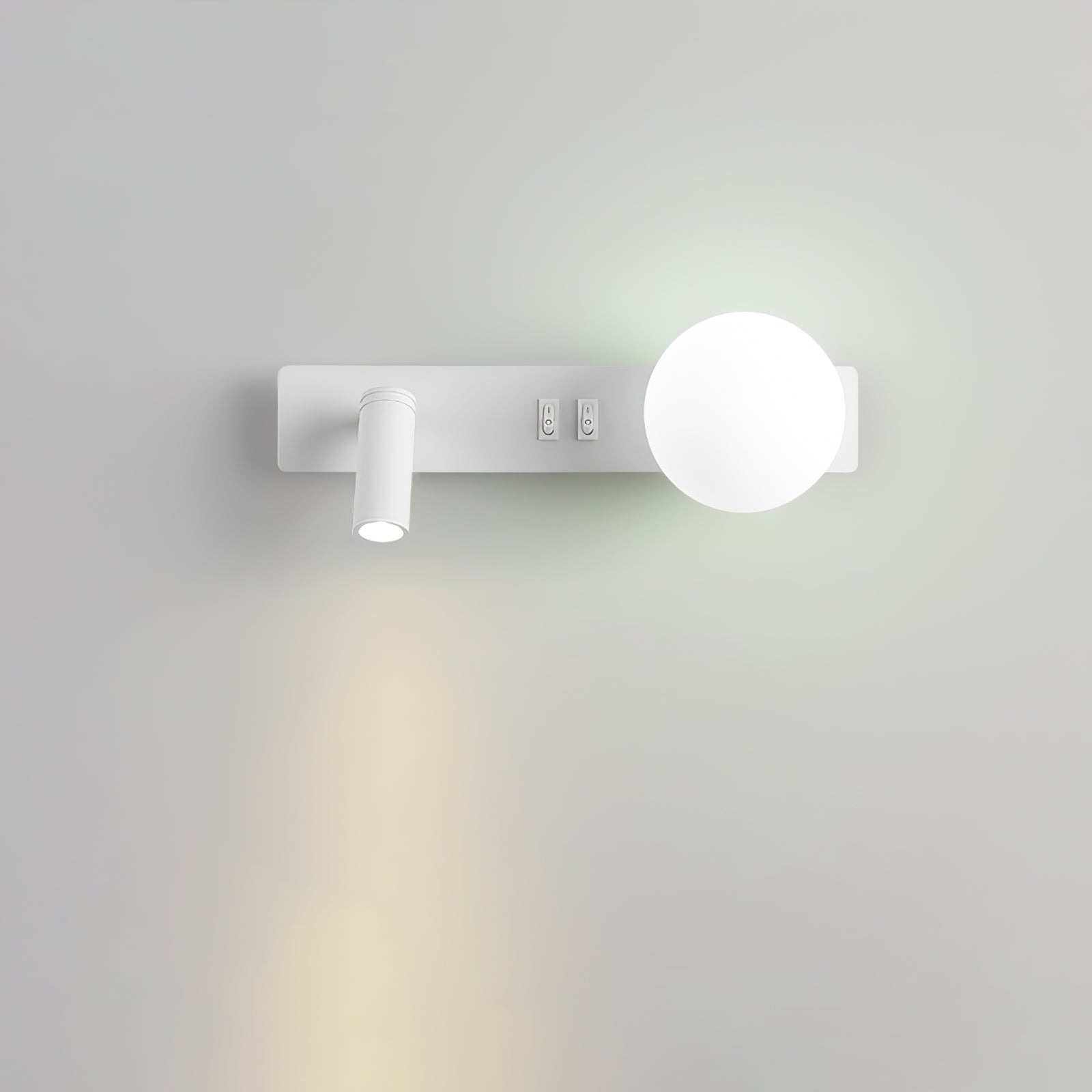 Thalior Modern Minimalist Slim Glass Wall lamp-Neutral Decor