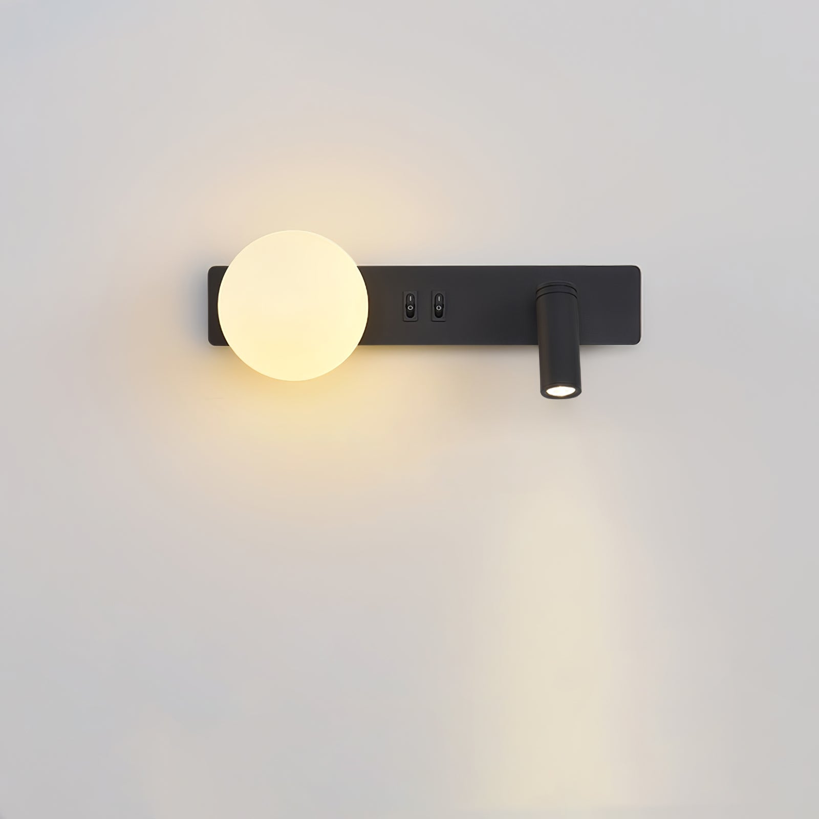 Thalior Modern Minimalist Slim Glass Wall lamp-Neutral Decor