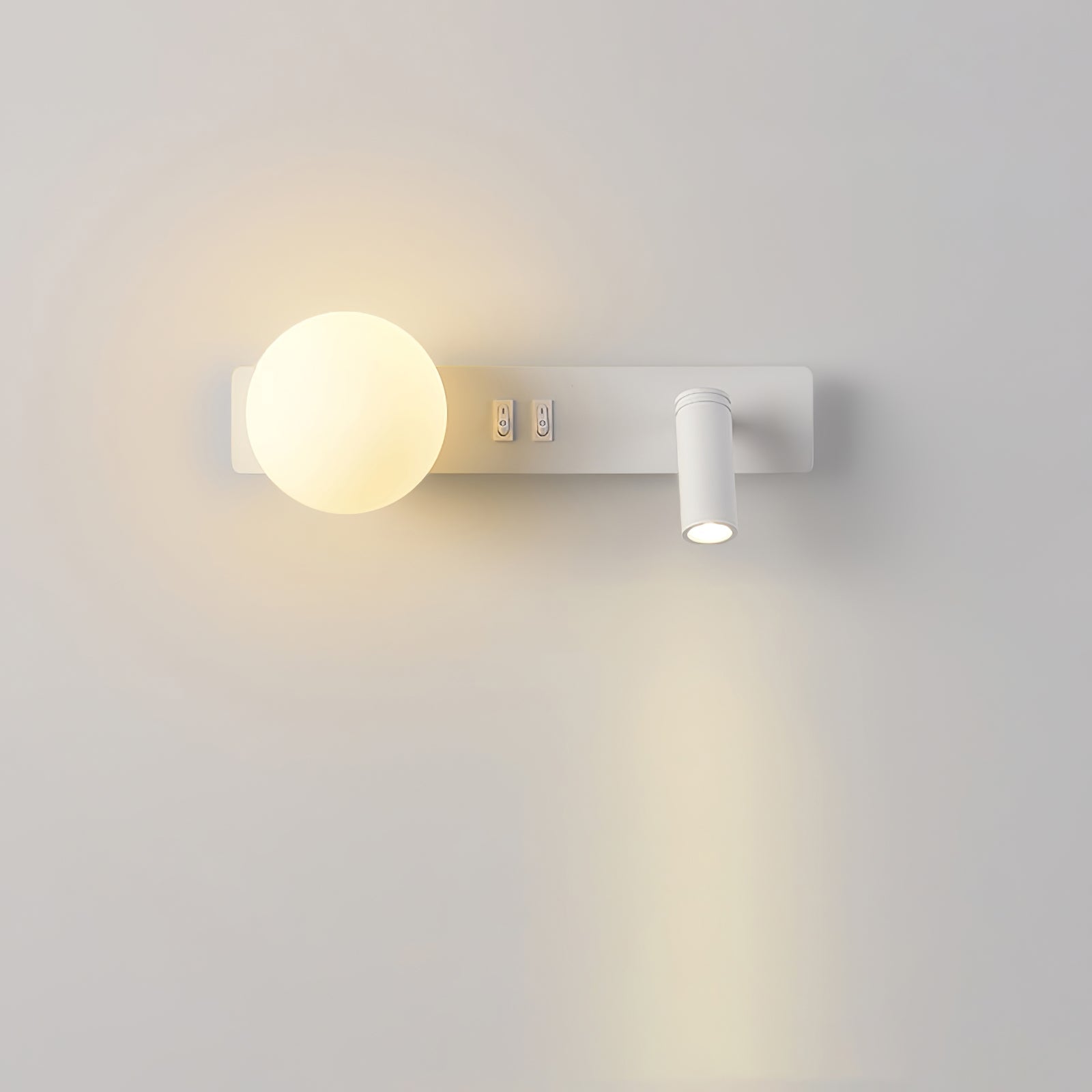 Thalior Modern Minimalist Slim Glass Wall lamp-Neutral Decor